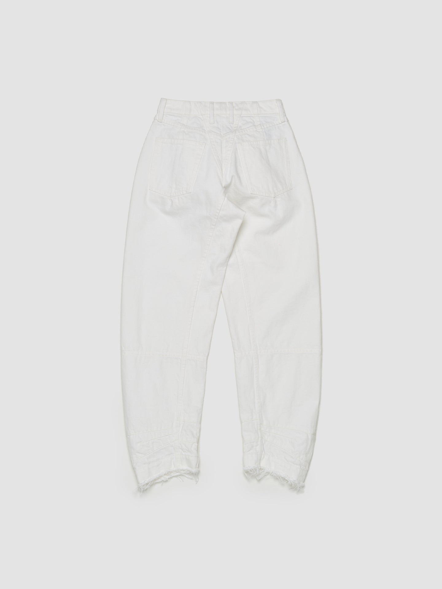 Denim Trousers in Porcelain