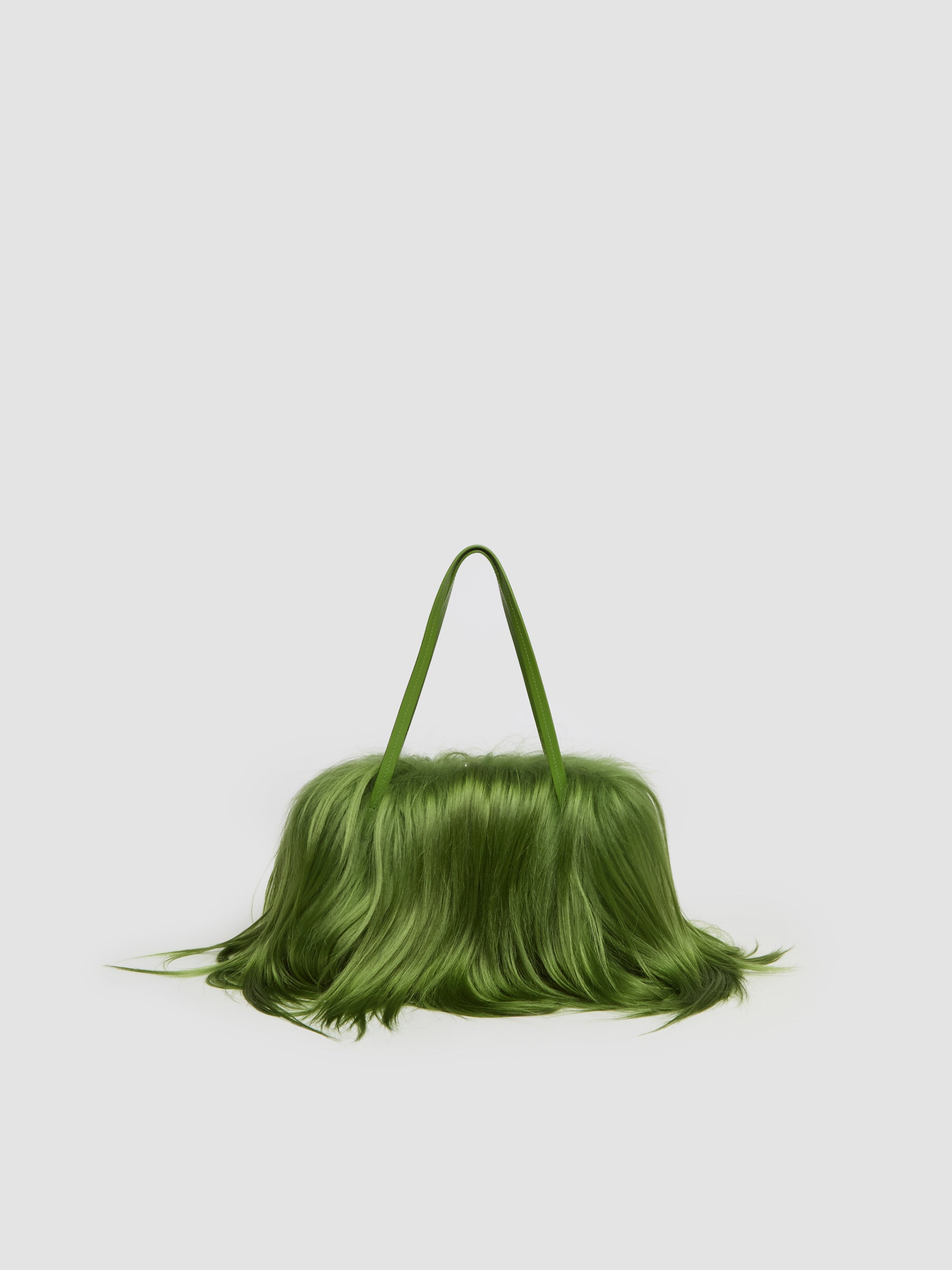 Goji Pillow Handle Bag in Cactus Green