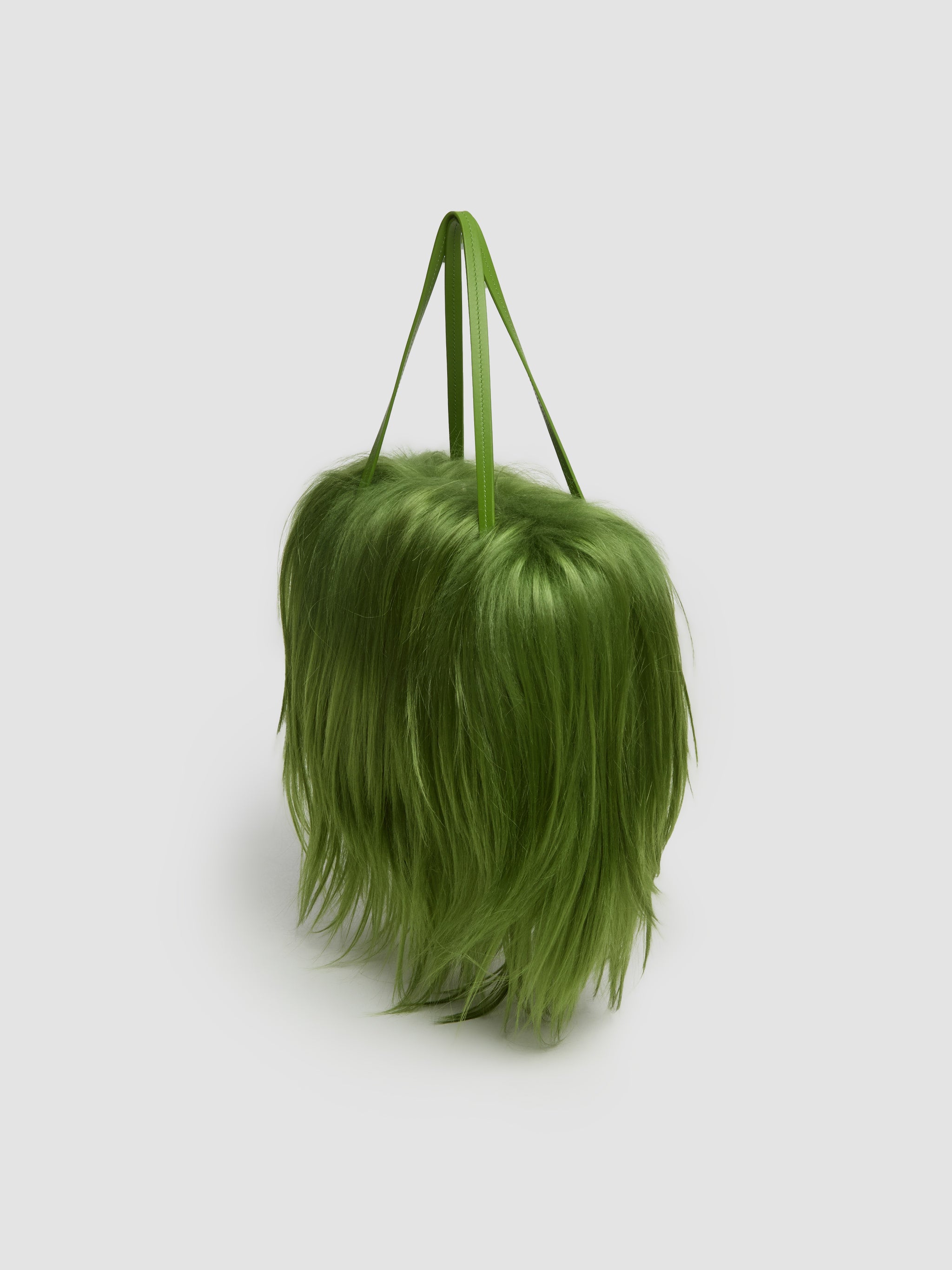 Goji Pillow Handle Bag in Cactus Green