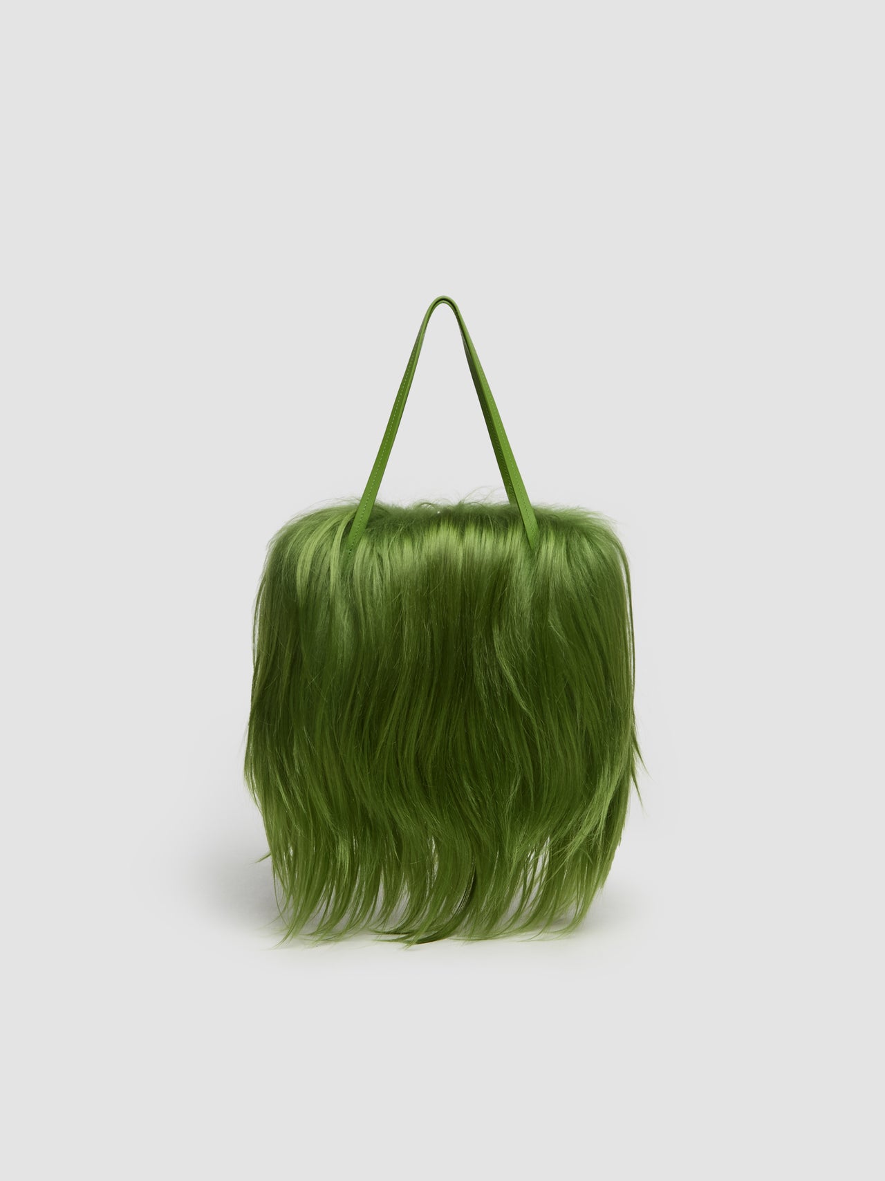 Goji Pillow Handle Bag in Cactus Green