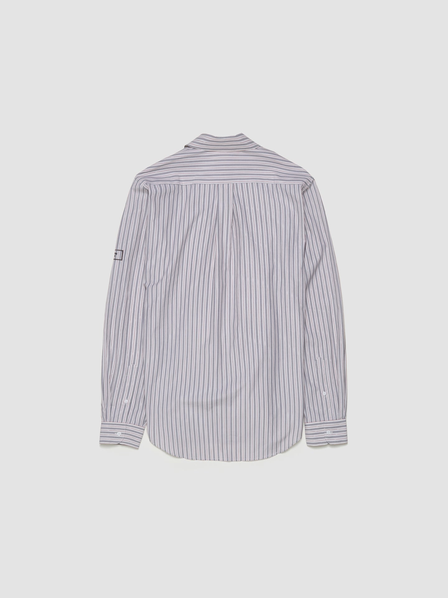 Classic Shirt in White & Red Stripe