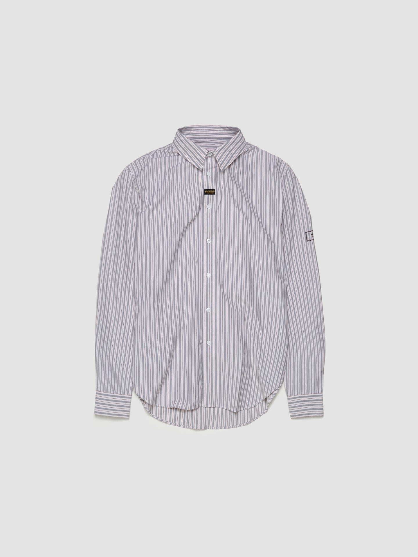 Classic Shirt in White & Red Stripe