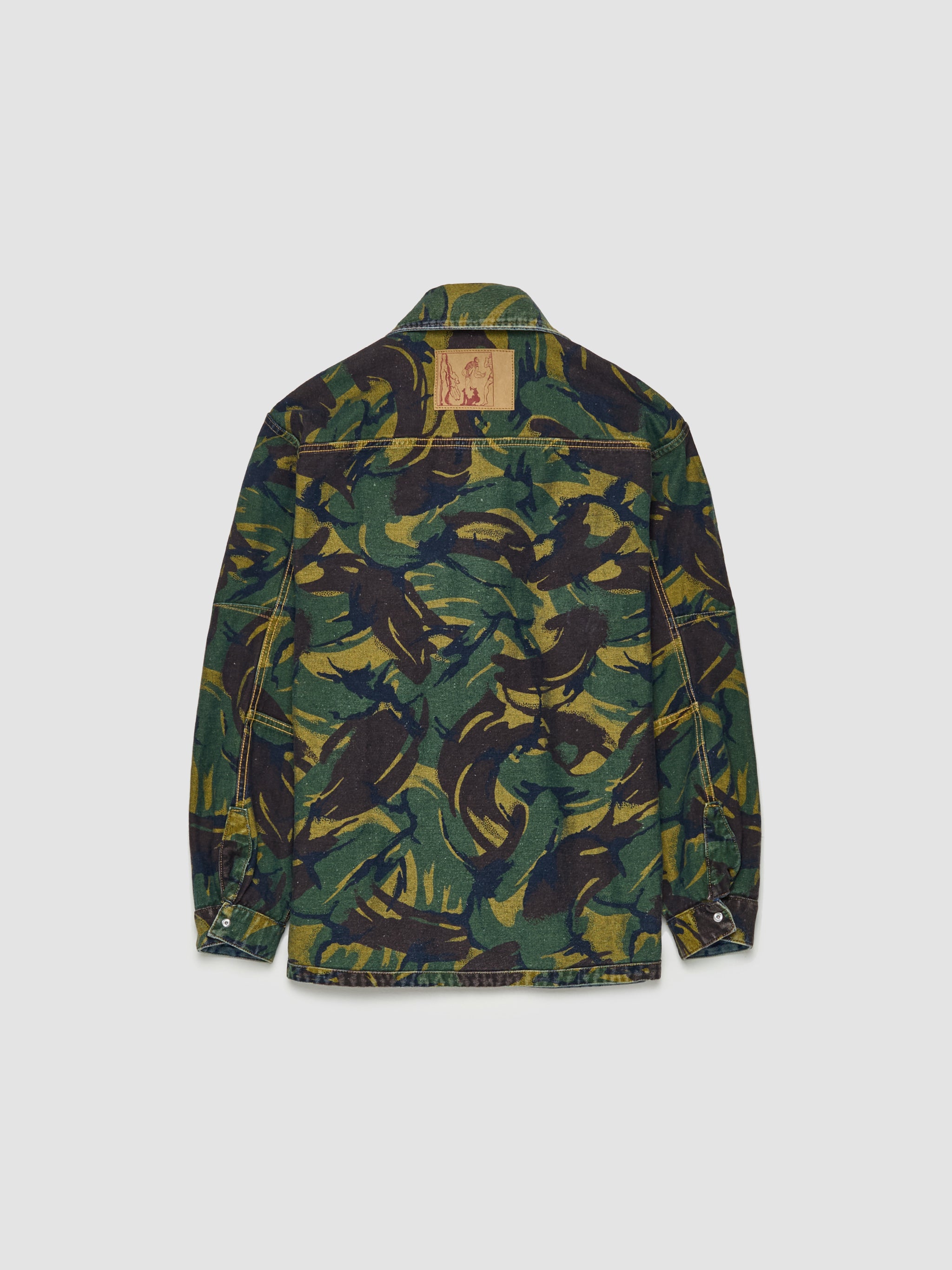 Reversible Camo Shirt Jacket in Blue