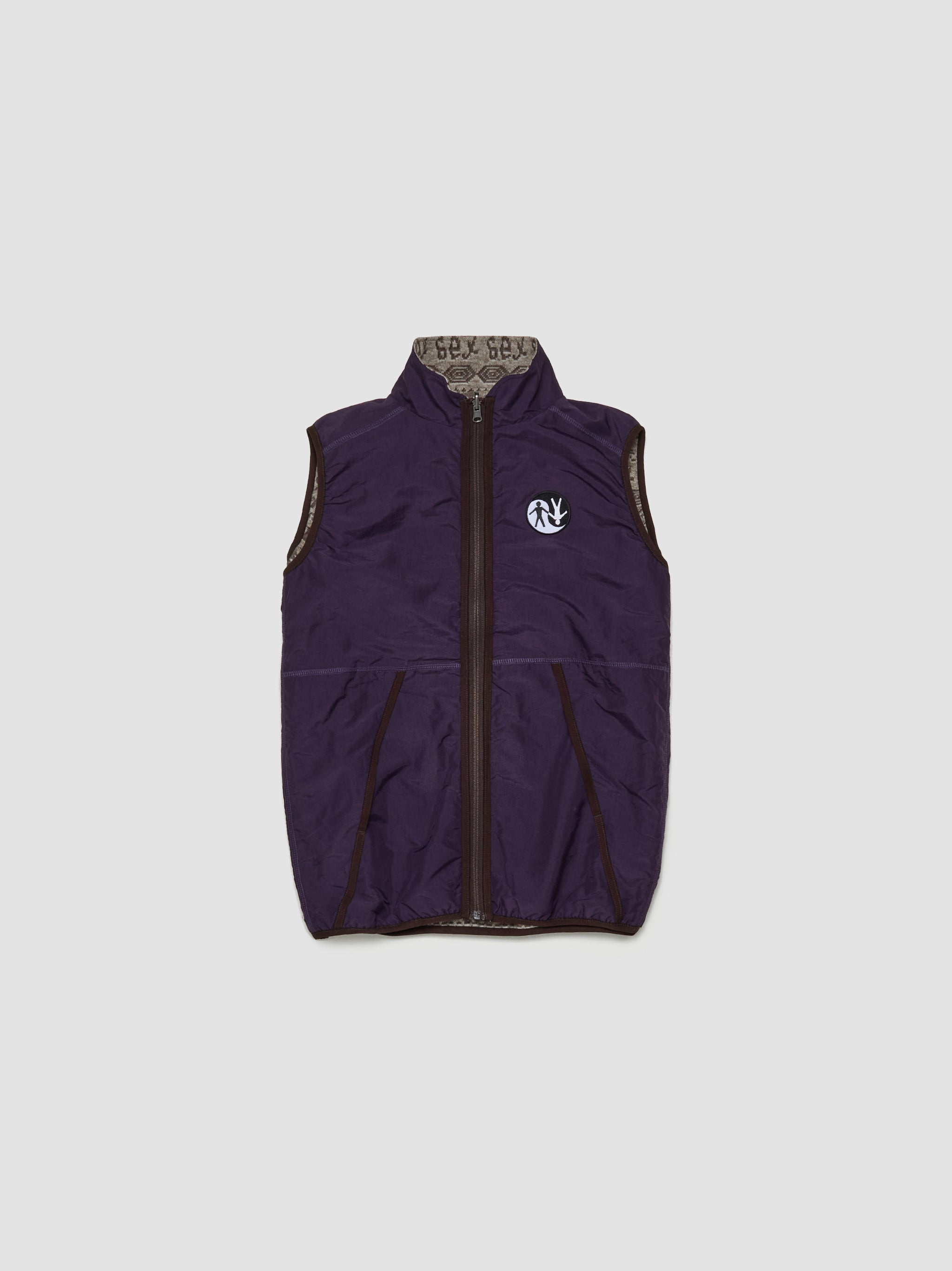 Bold Zing Vest in Purple