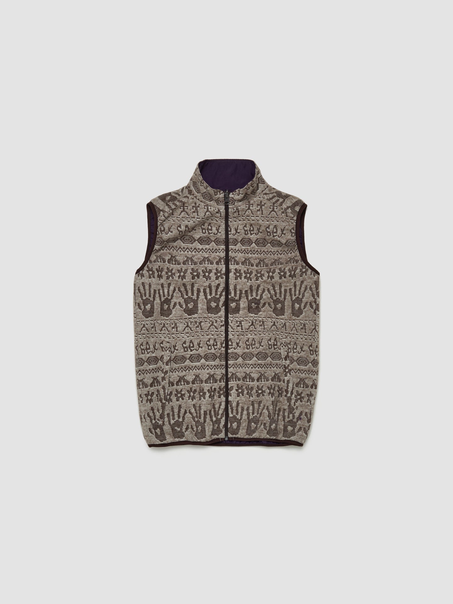 Bold Zing Vest in Purple