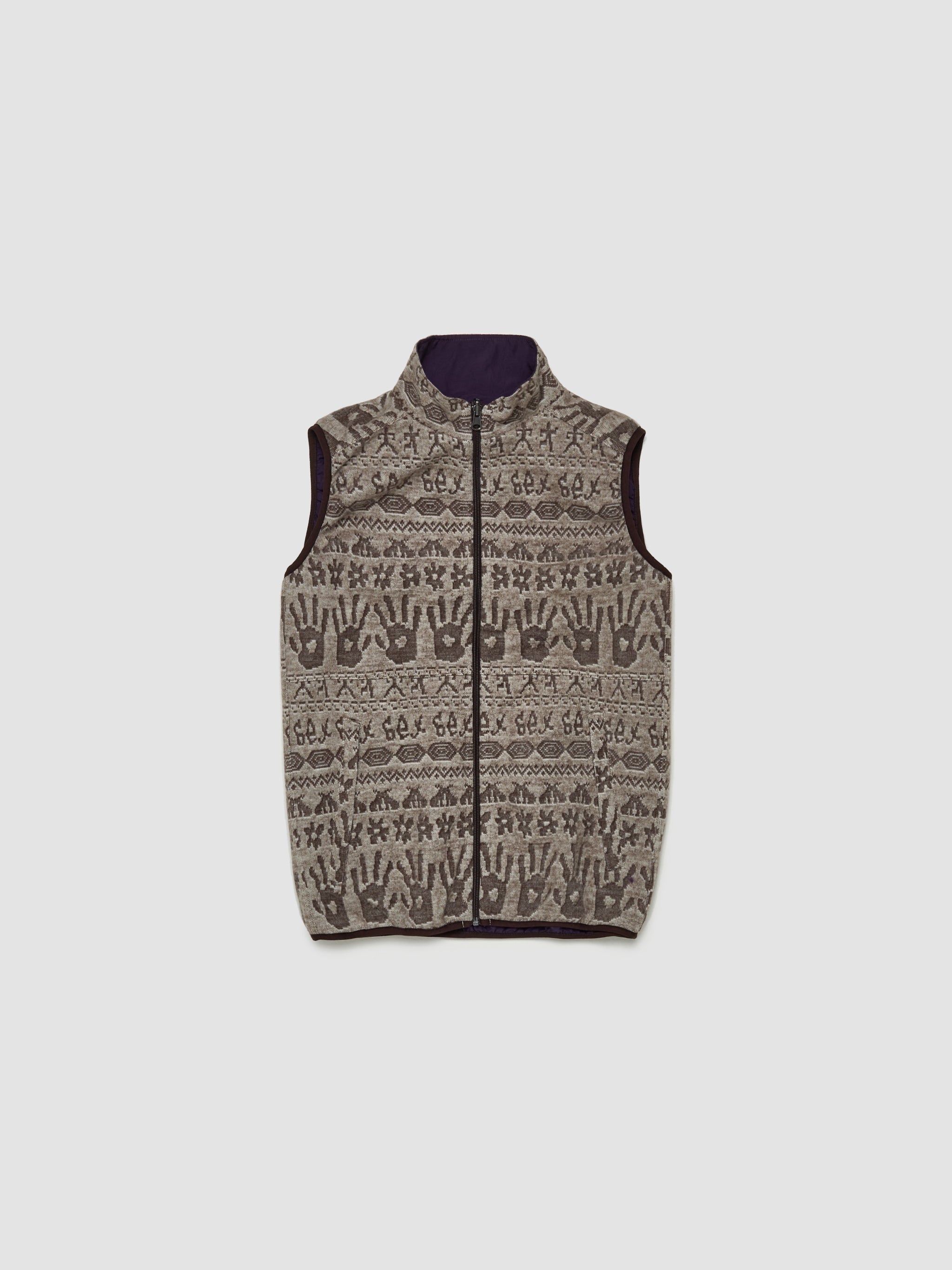 Bold Zing Vest in Purple