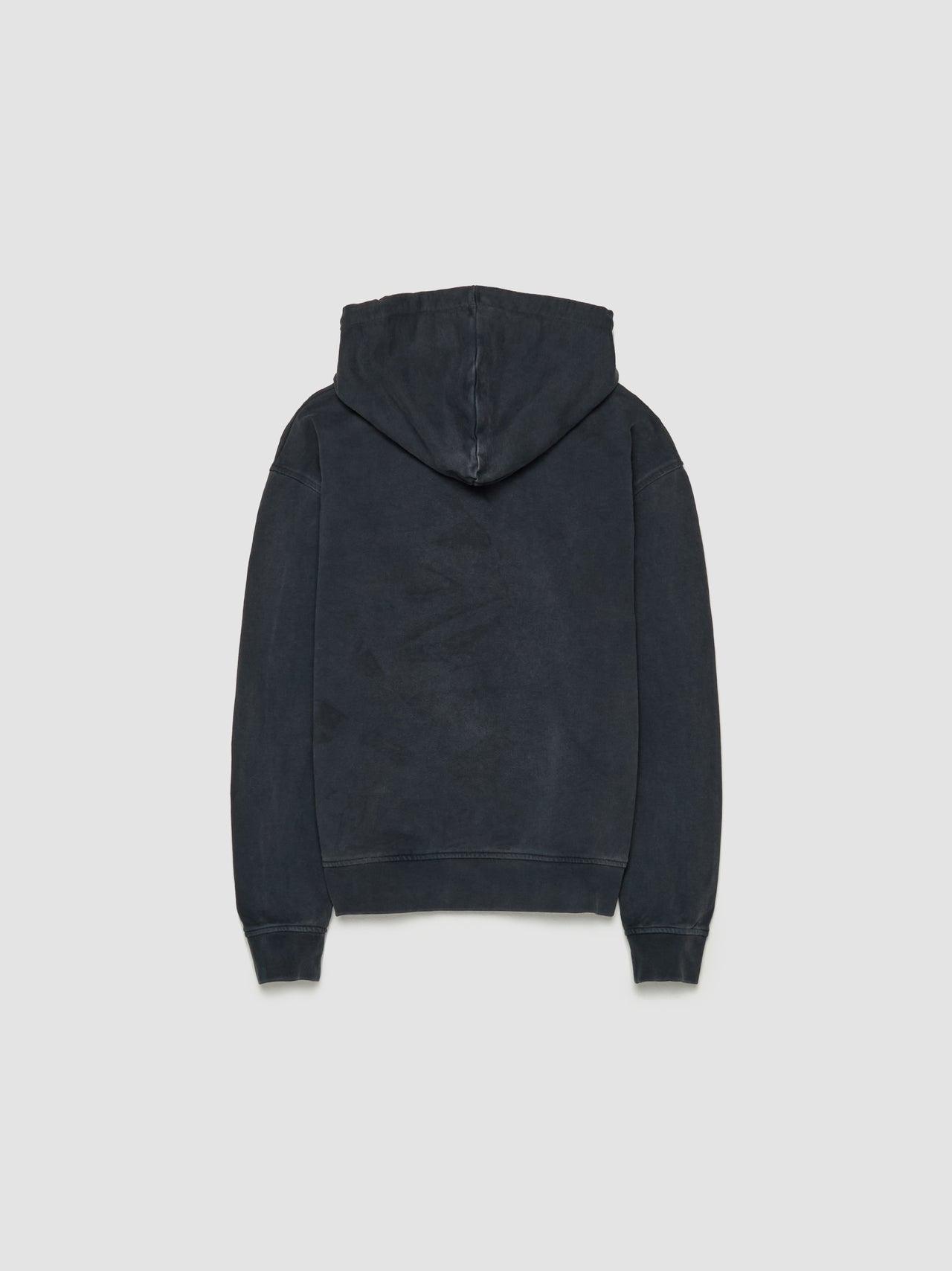 Galactic Tease Zip Up Hoodie in Off Black