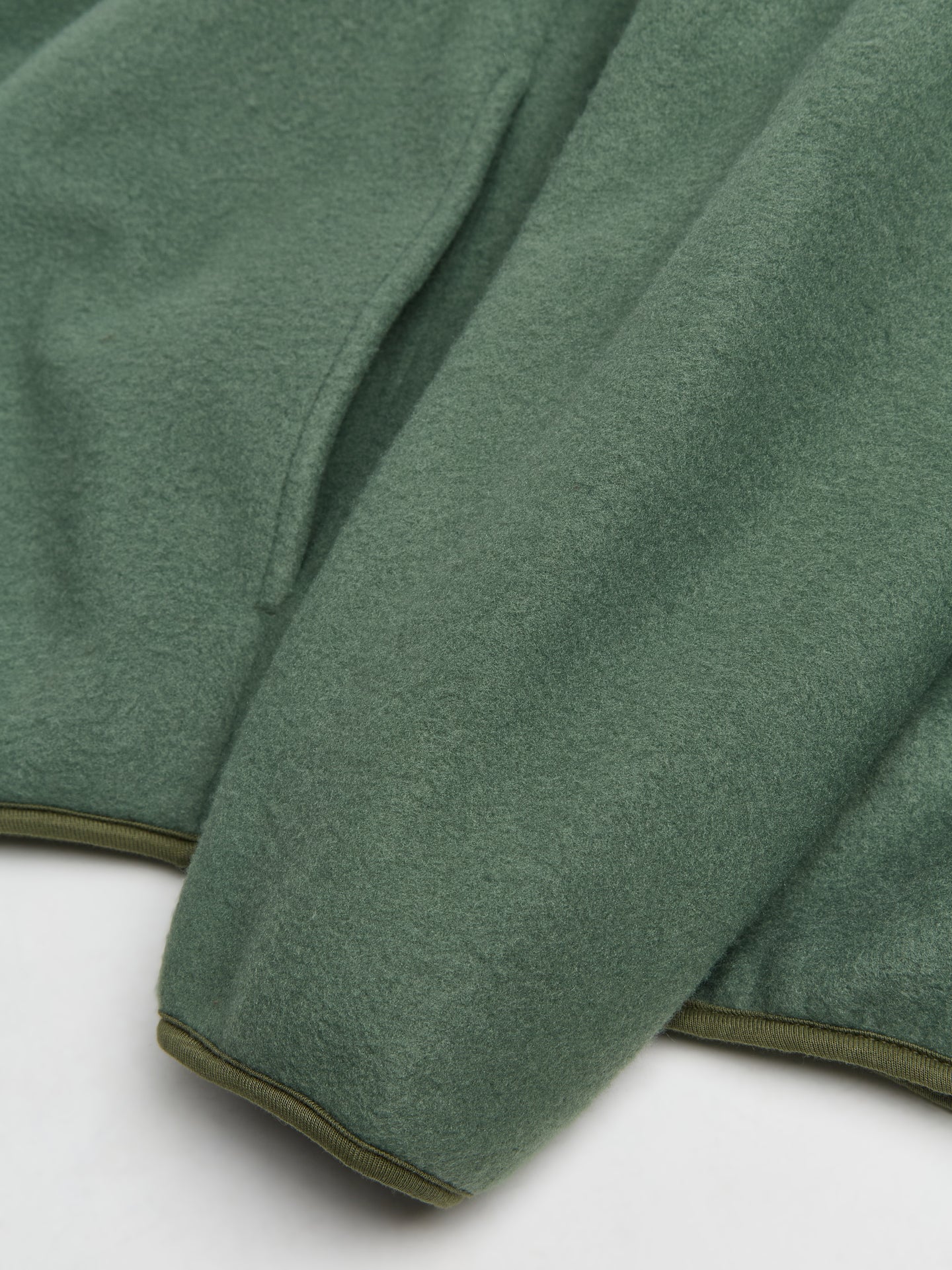 Always Adored Half-Zip Sweatshirt in Green