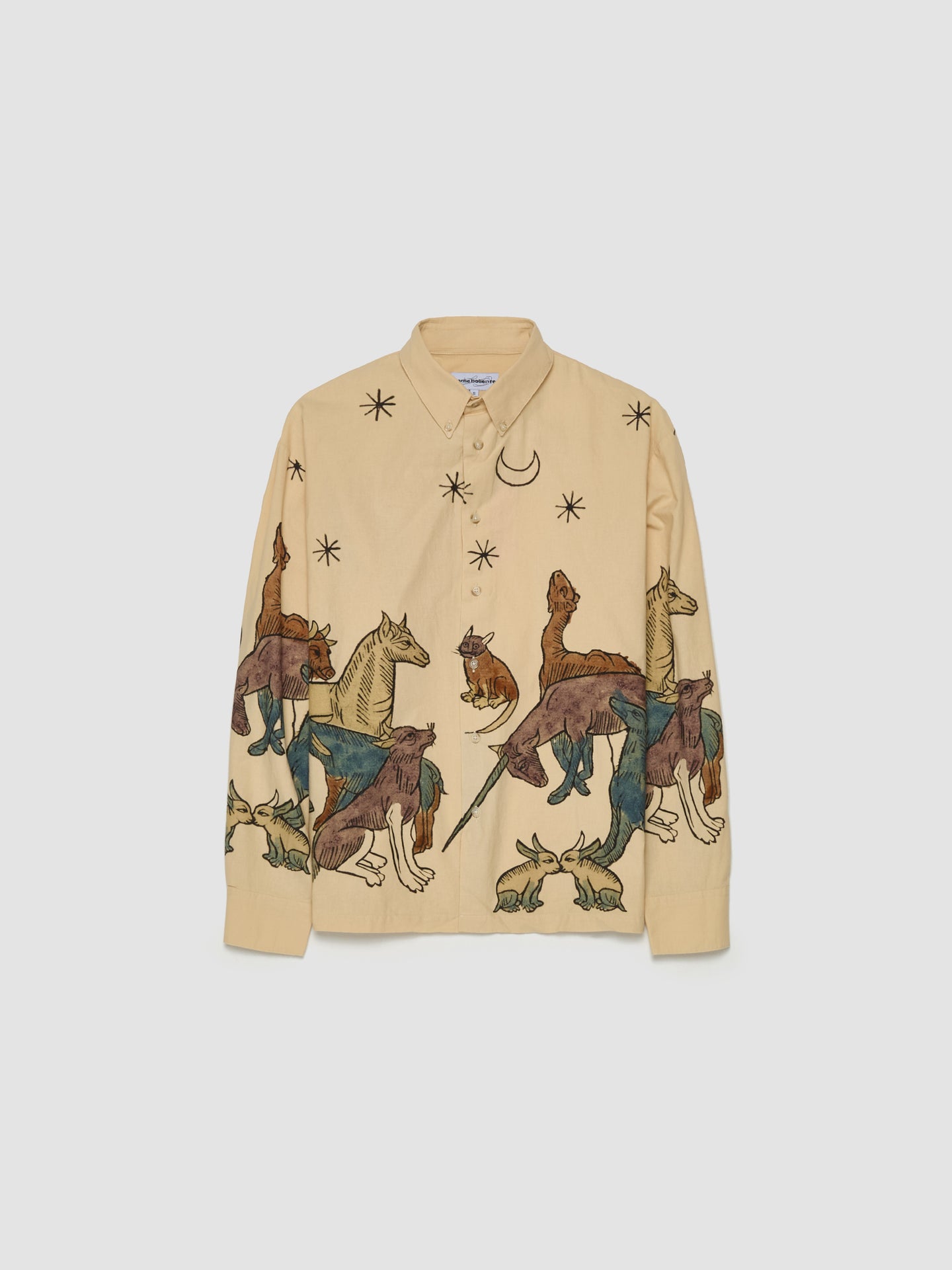 Moonlight Fauna Shirt in Beige