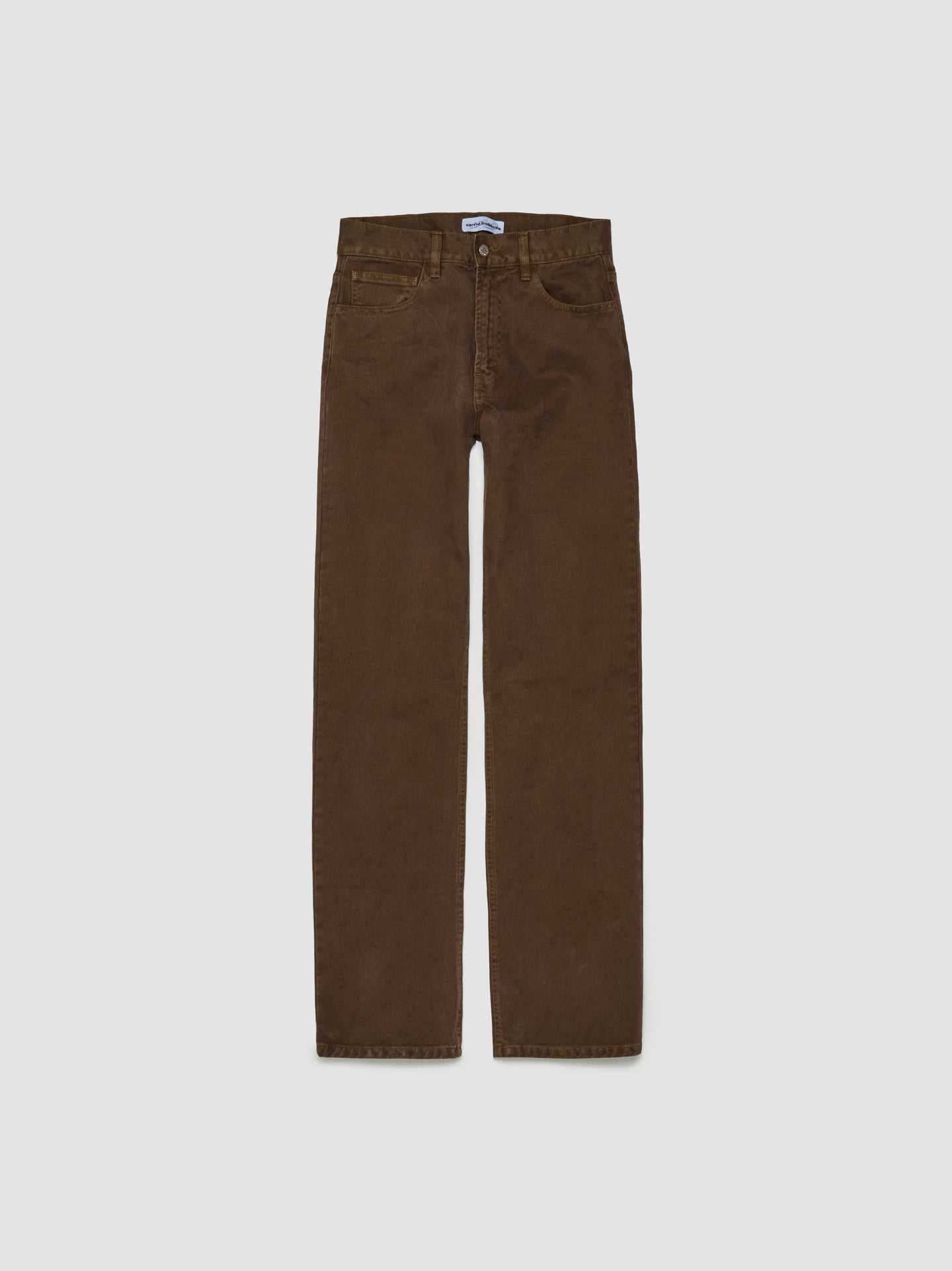 Under The Moon Pants in Brown Denim