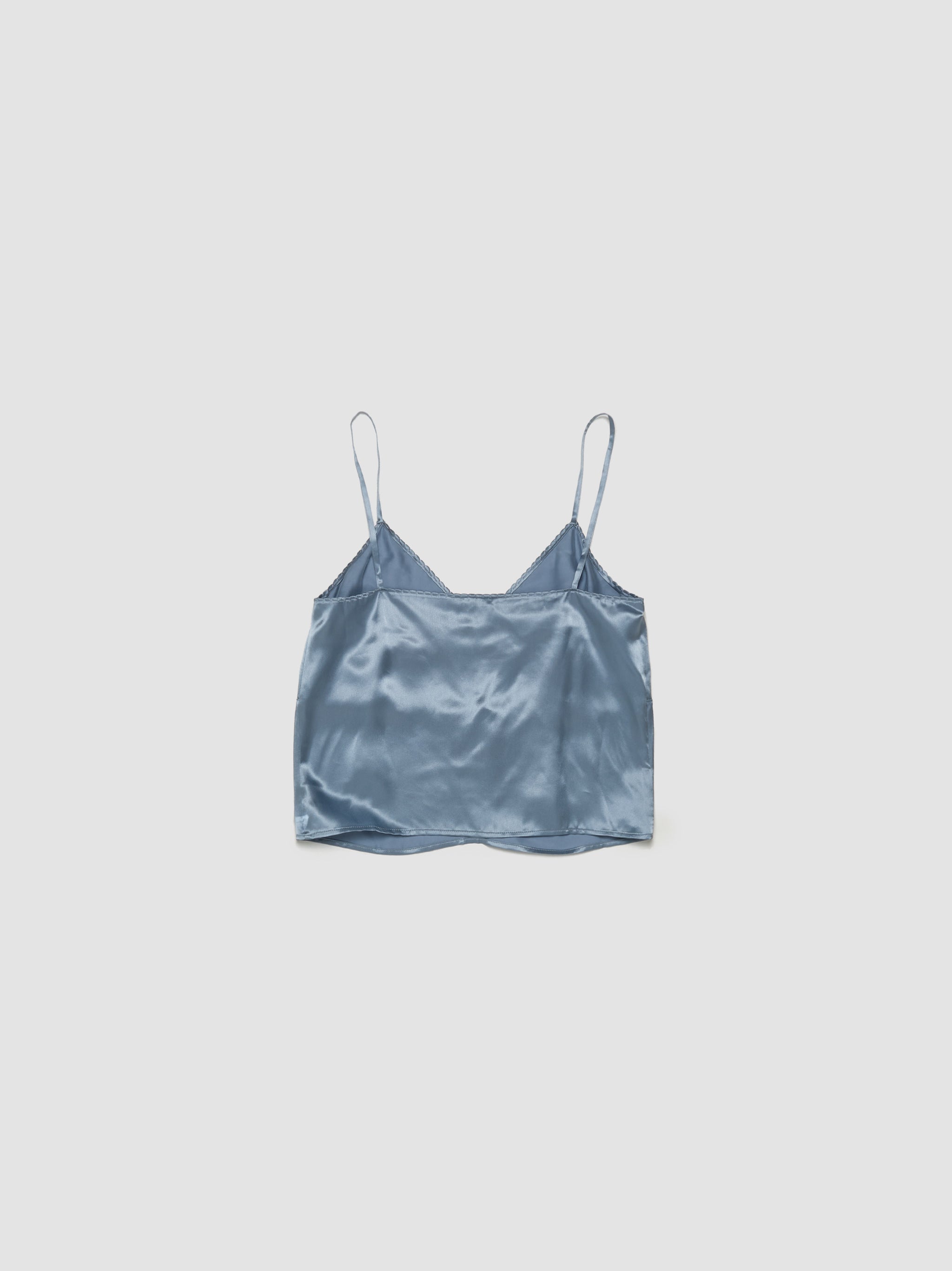 Satin Top in Astral Blue