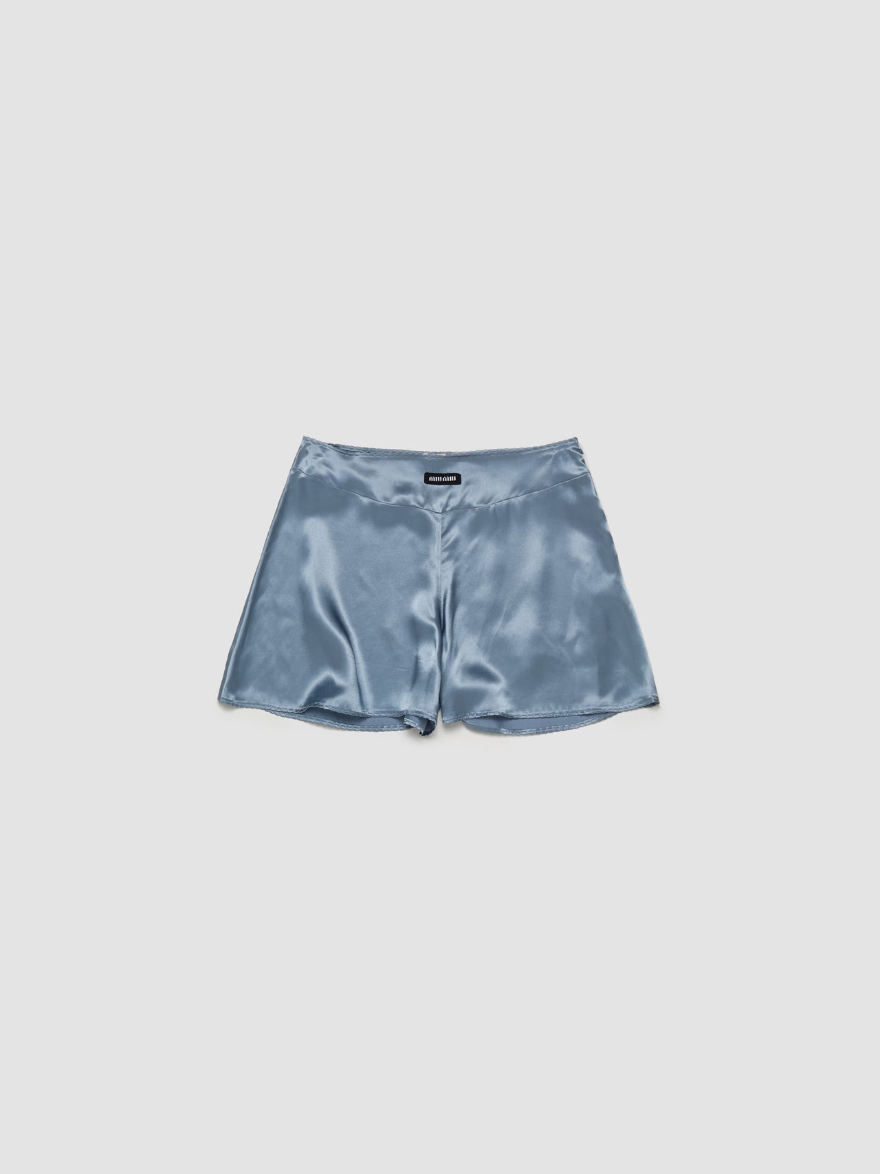 Satin Boxer Shorts in Astral Blue