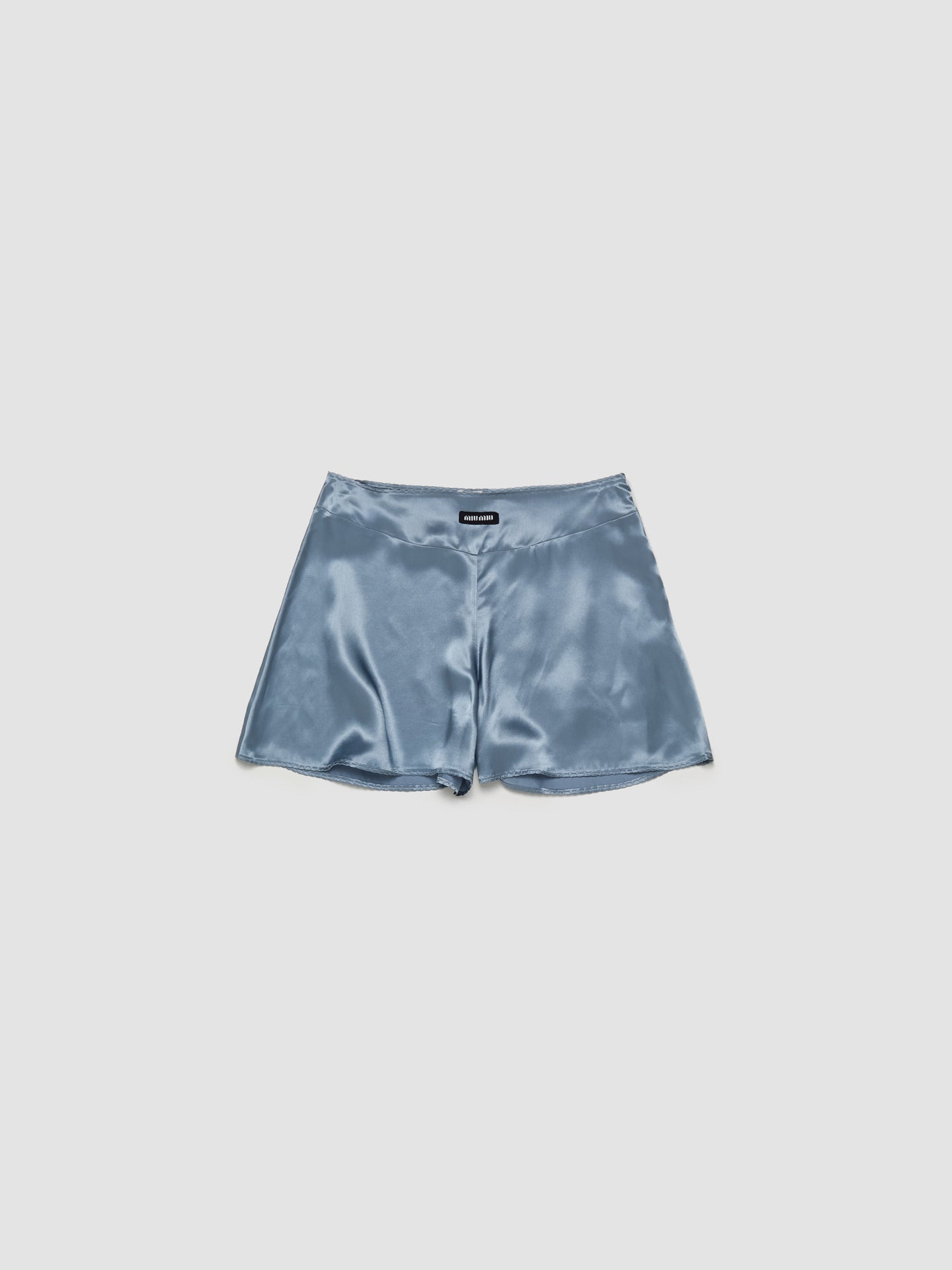 Satin Boxer Shorts in Astral Blue