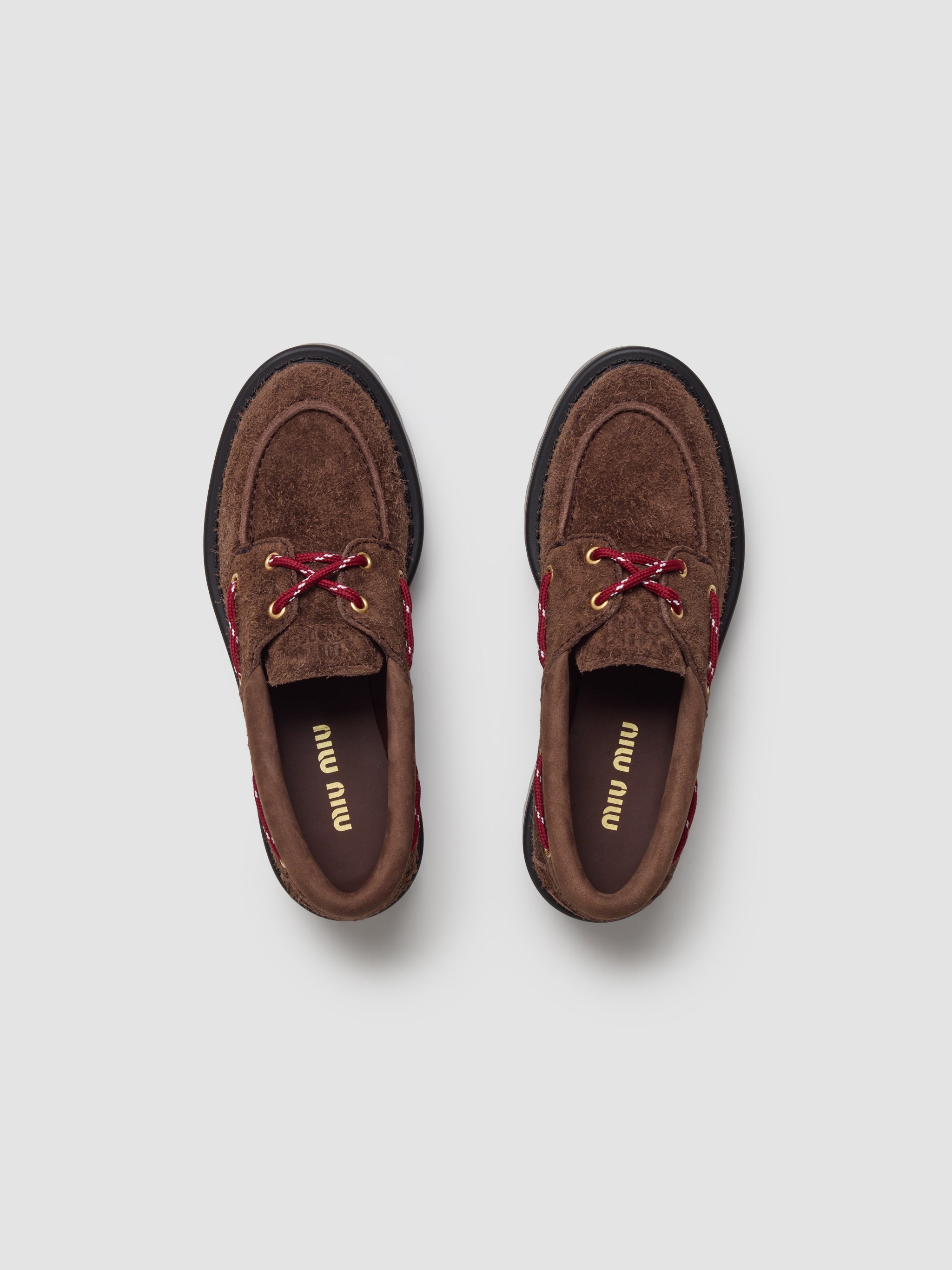 Suede Loafers in Sienna