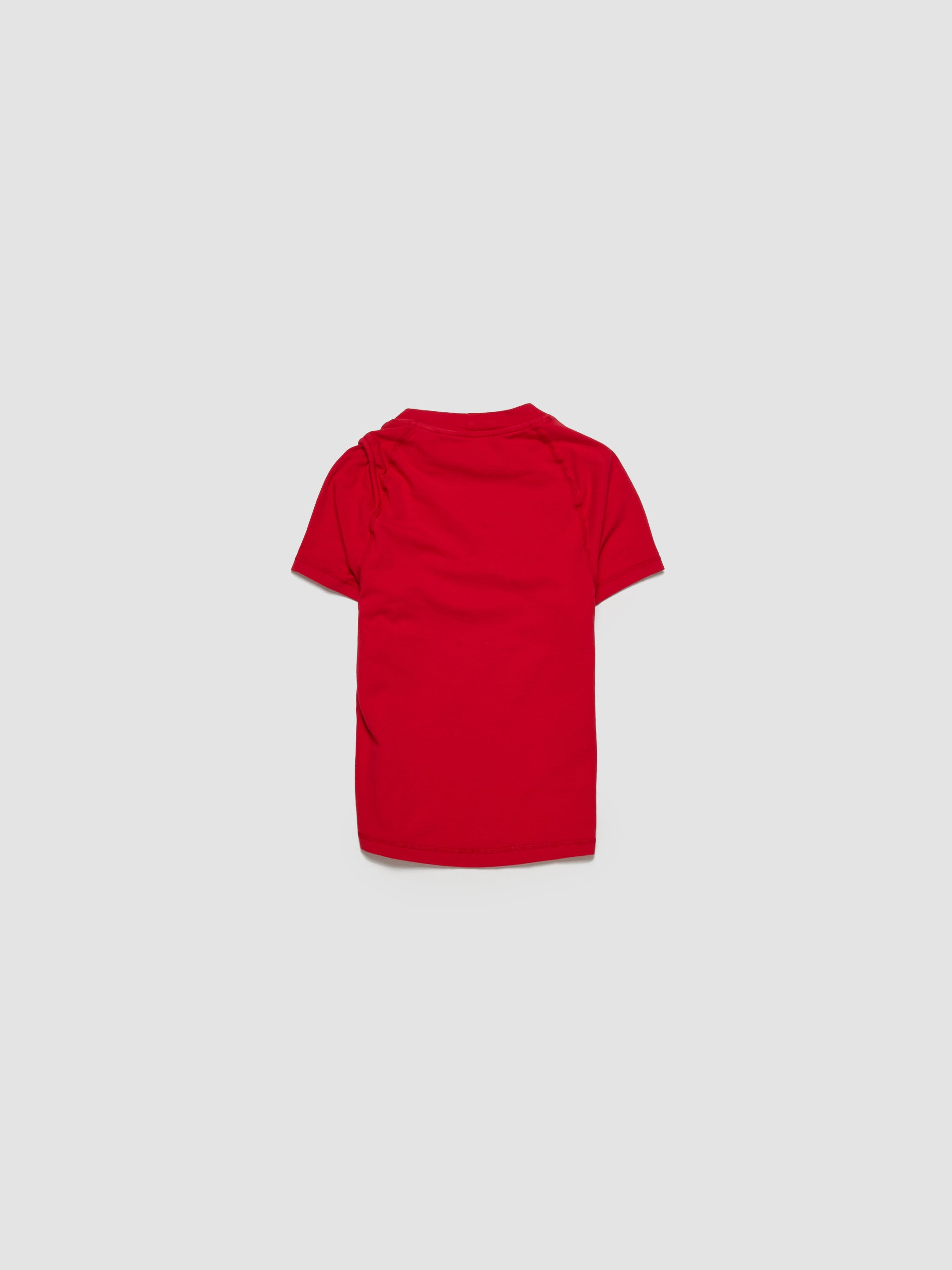 Deconstructed T-Shirt in Red