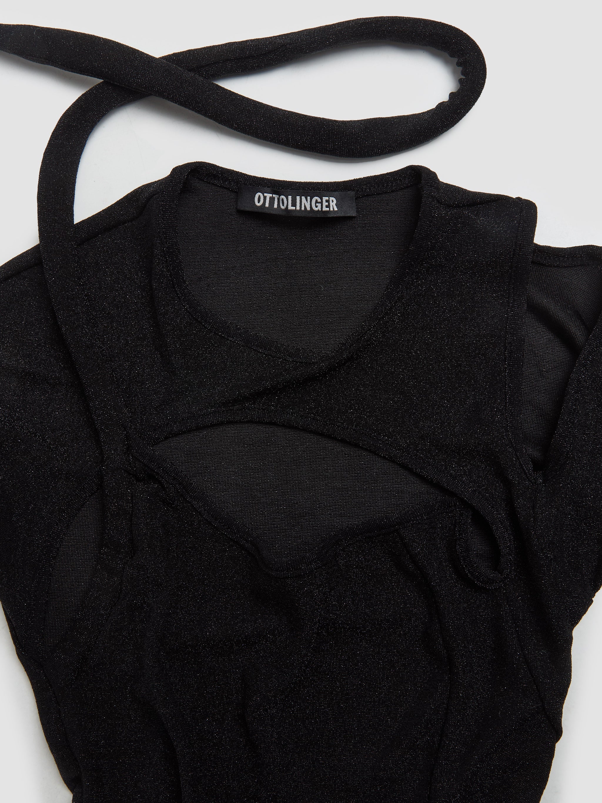 Layered Cut Out Longsleeve in Black