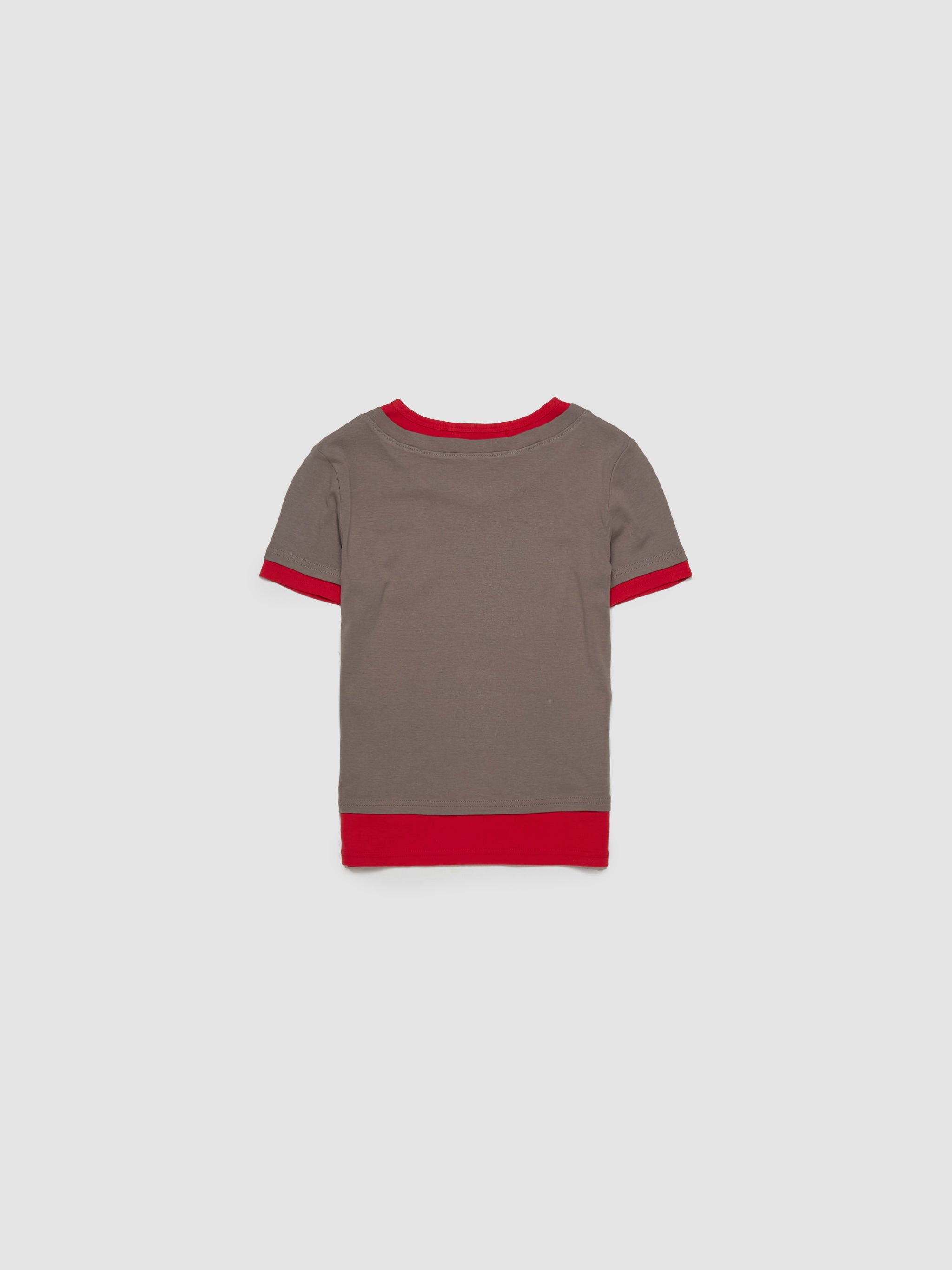 Rio T-Shirt in Grey & Red