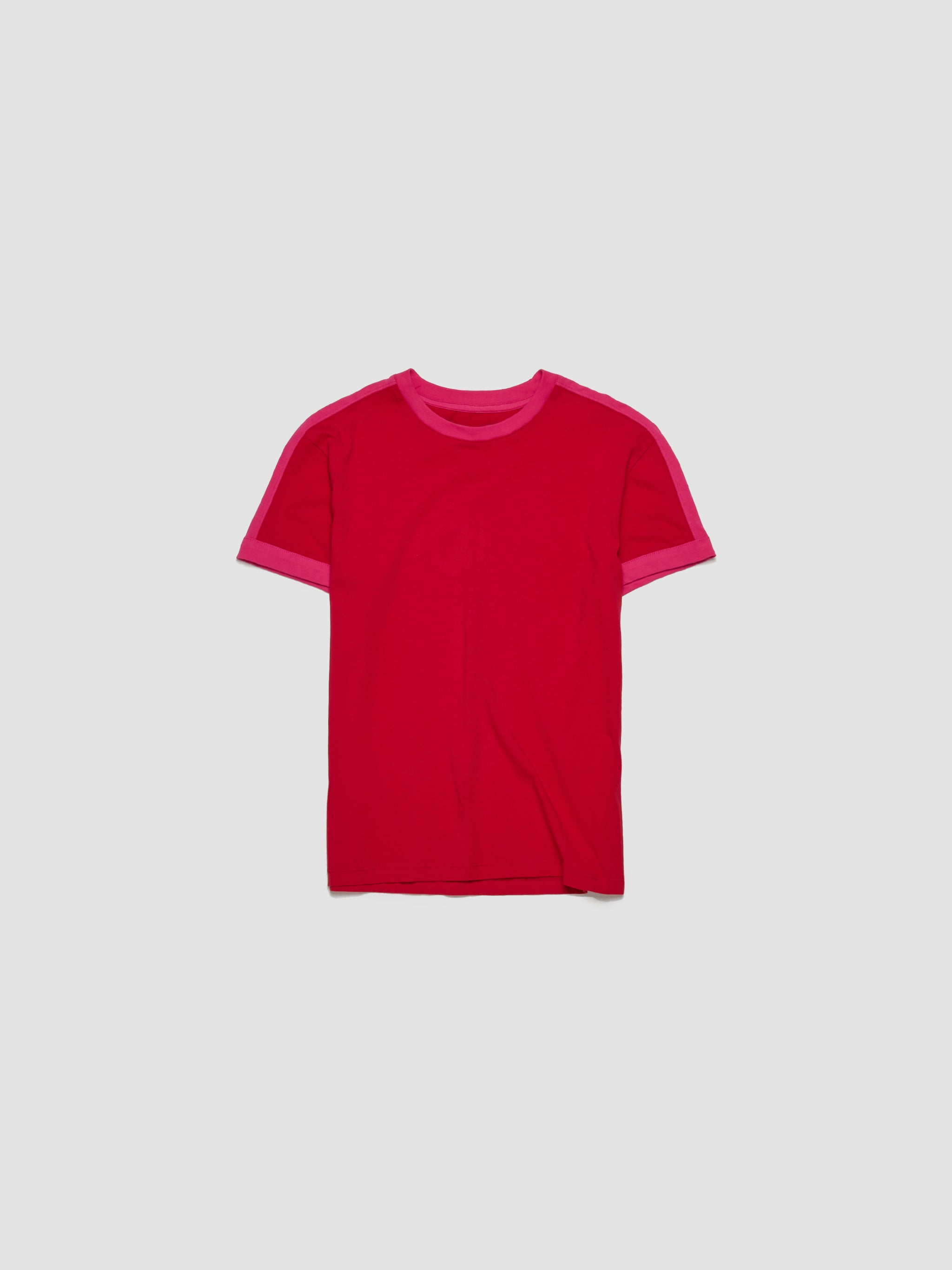 Diego T-Shirt in Red & Fuchsia