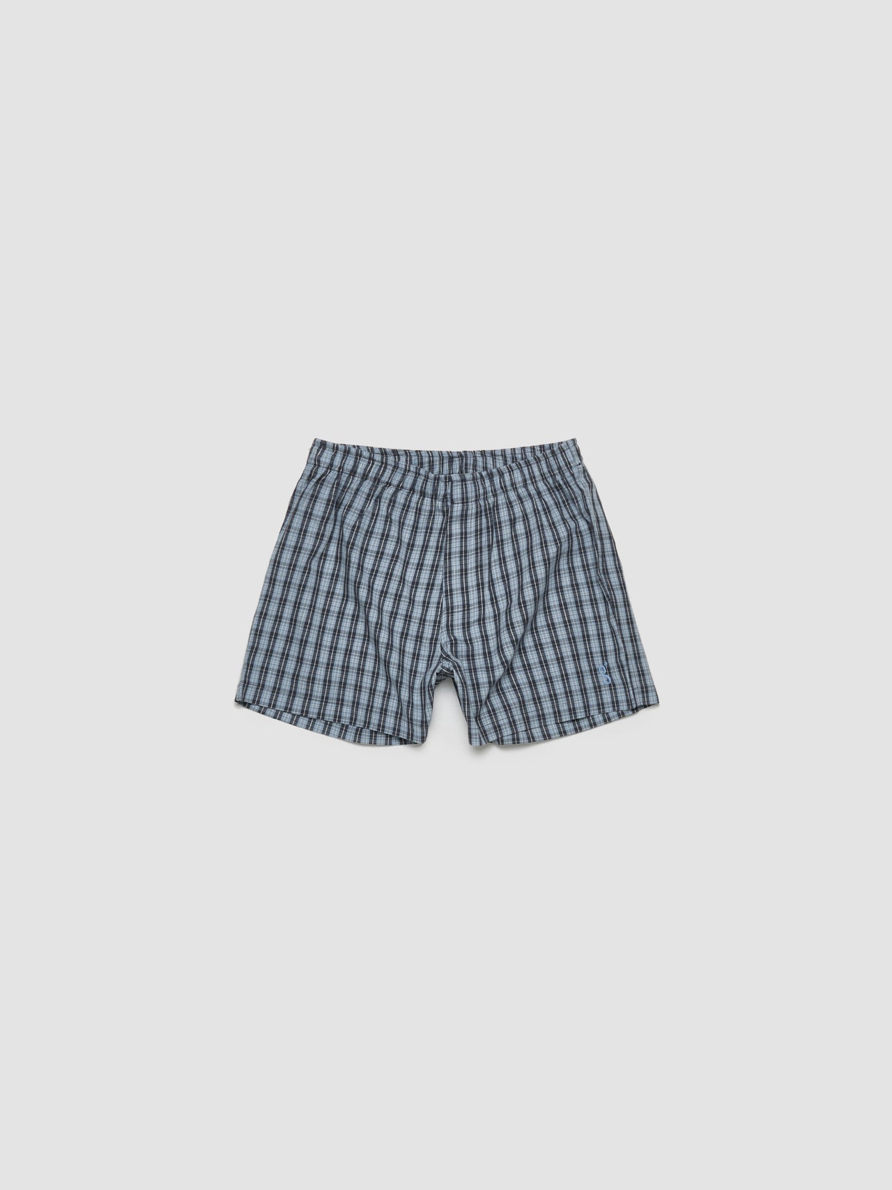 Boxers in Checkered Green