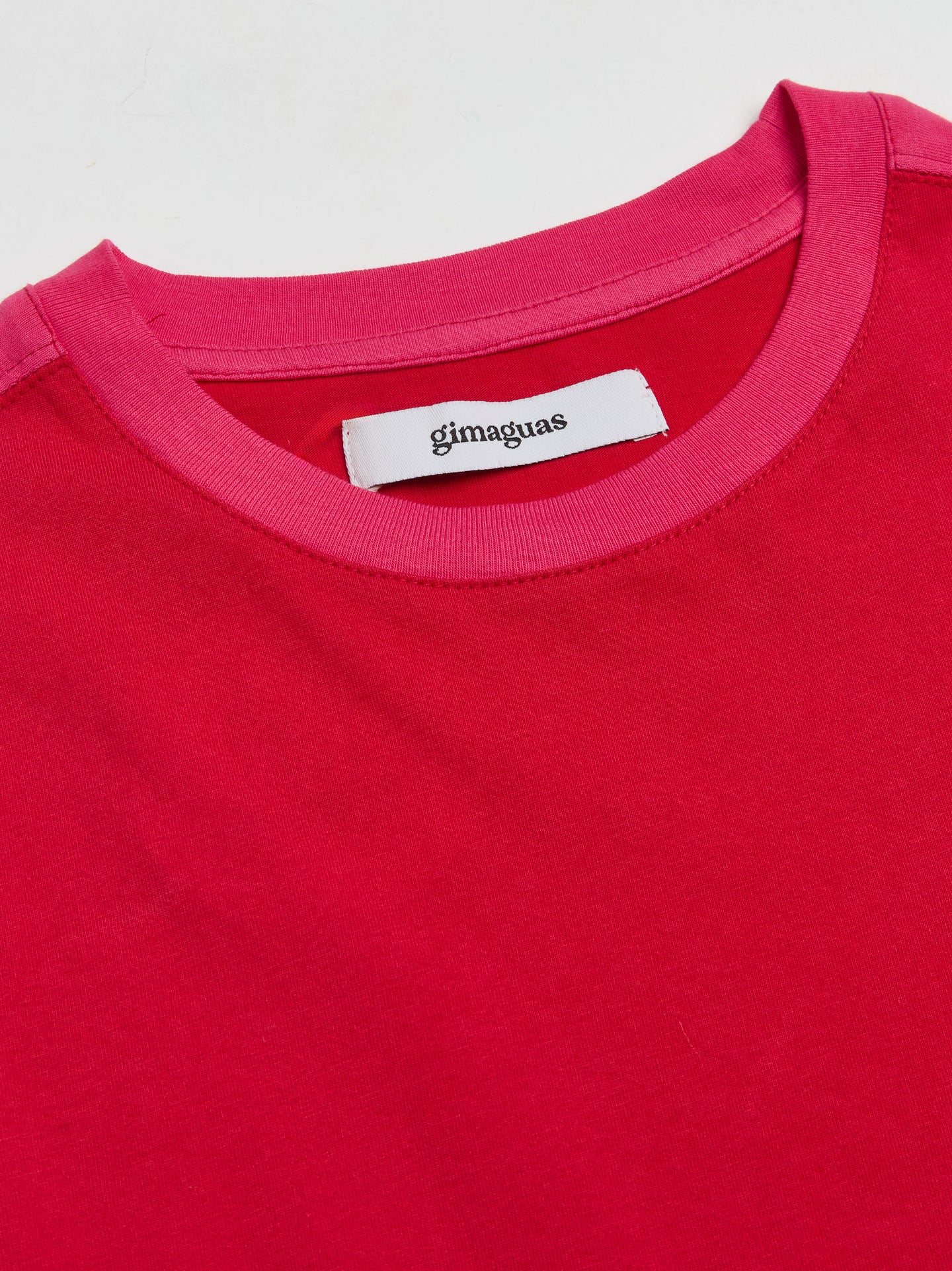 Diego T-Shirt in Red & Fuchsia