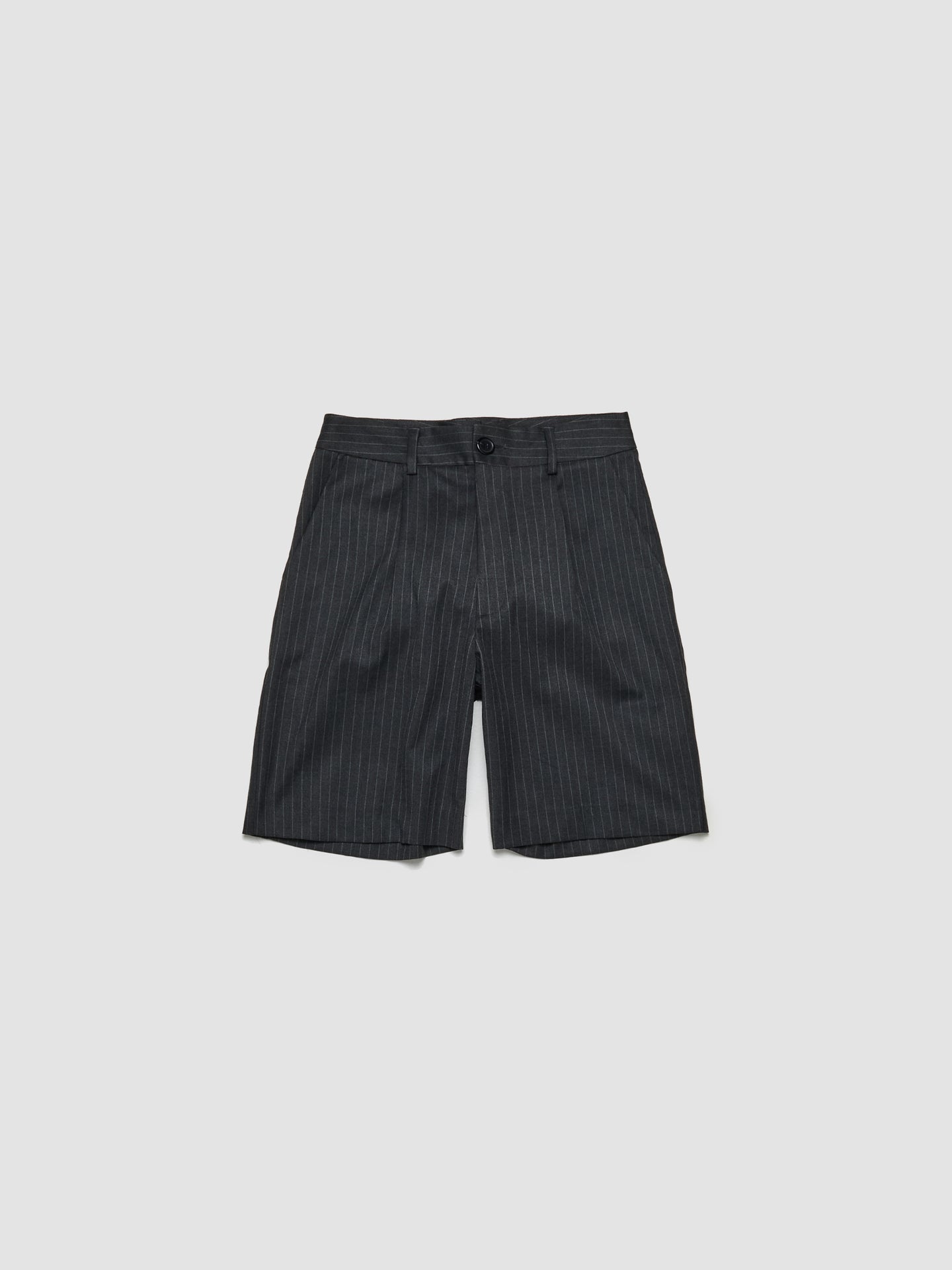 Daniel Shorts in Grey Pinstripe