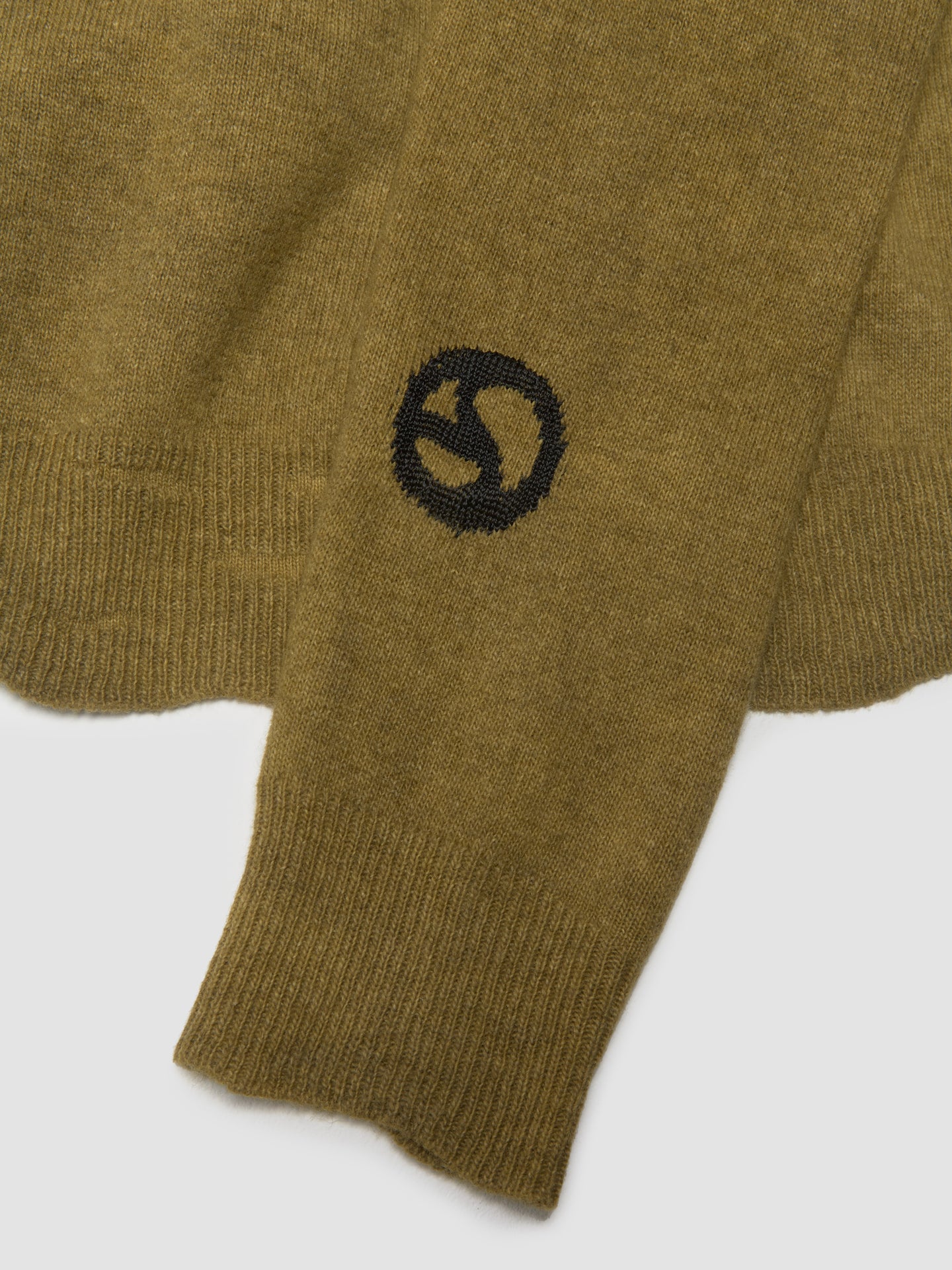 Crewneck Cardigan in Golden Brown