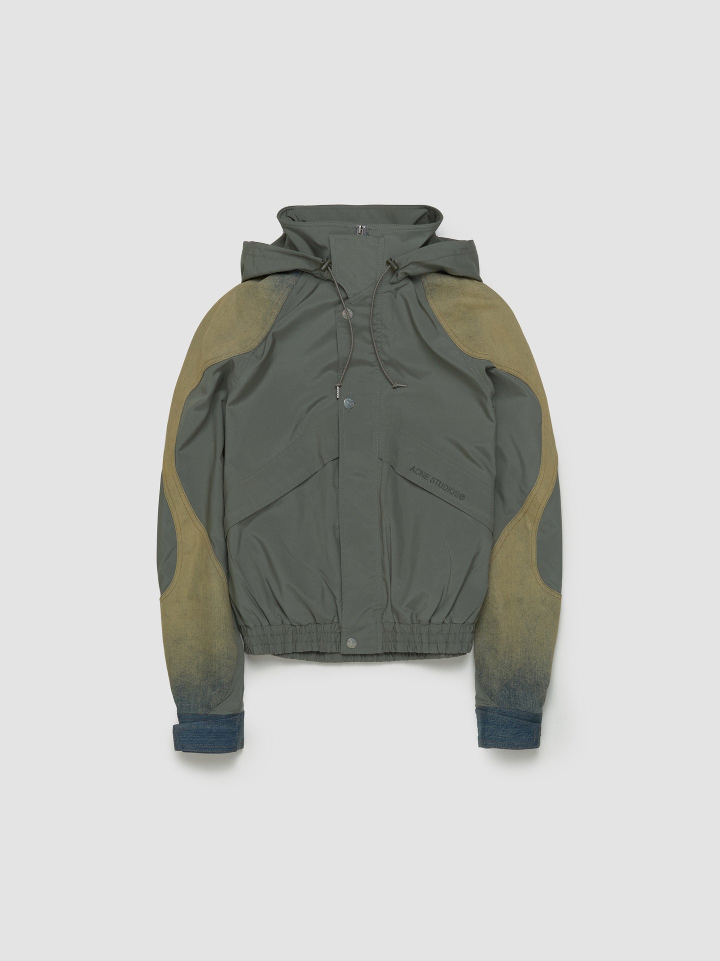 Windbreaker Jacket in Olive Green