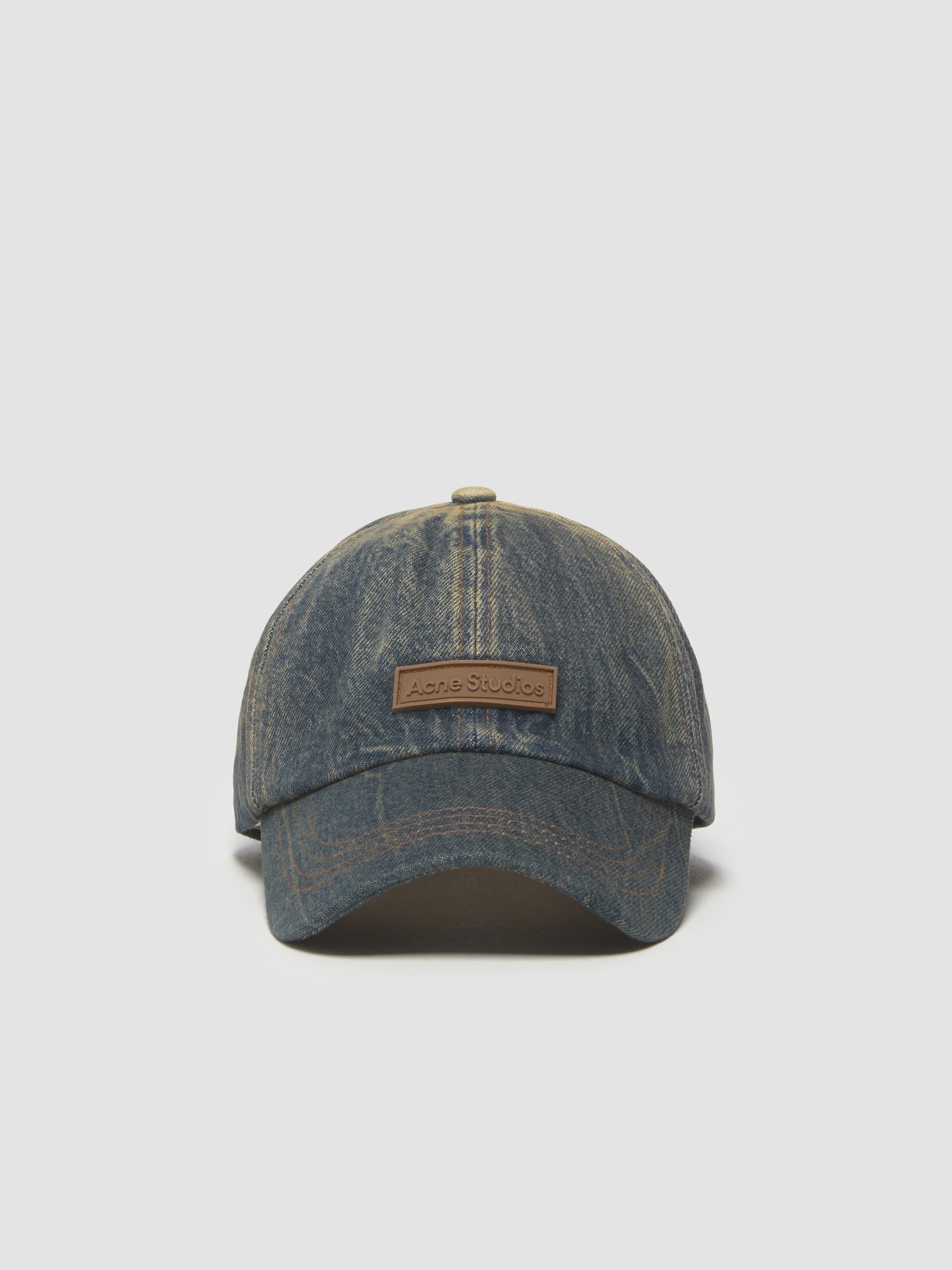 Denim Logo Cap in Dark Blue