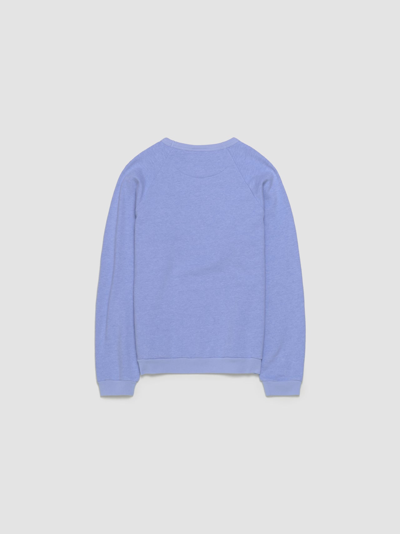 Cotton Sweatshirt in Faded Blue