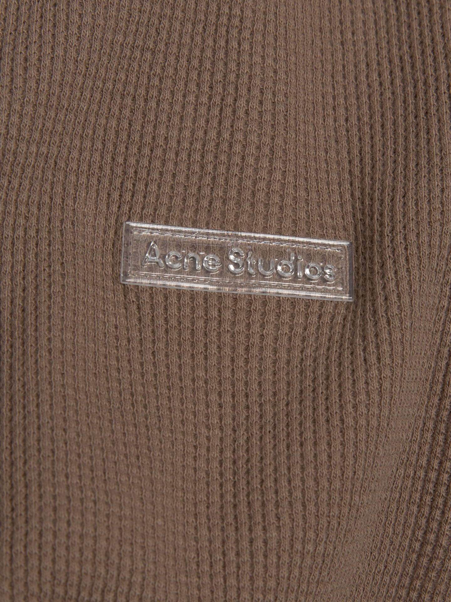 Long Sleeve T-Shirt in Taupe Brown