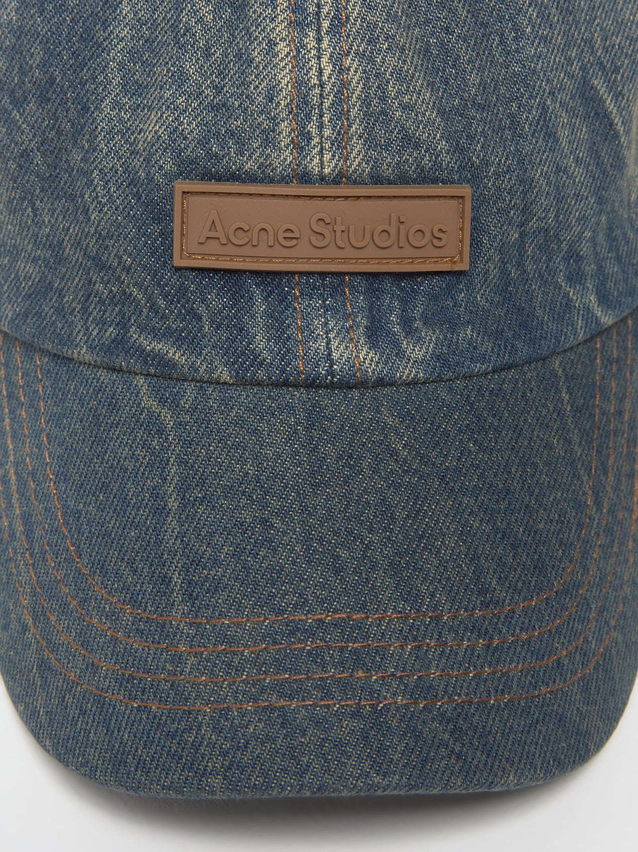 Denim Logo Cap in Dark Blue