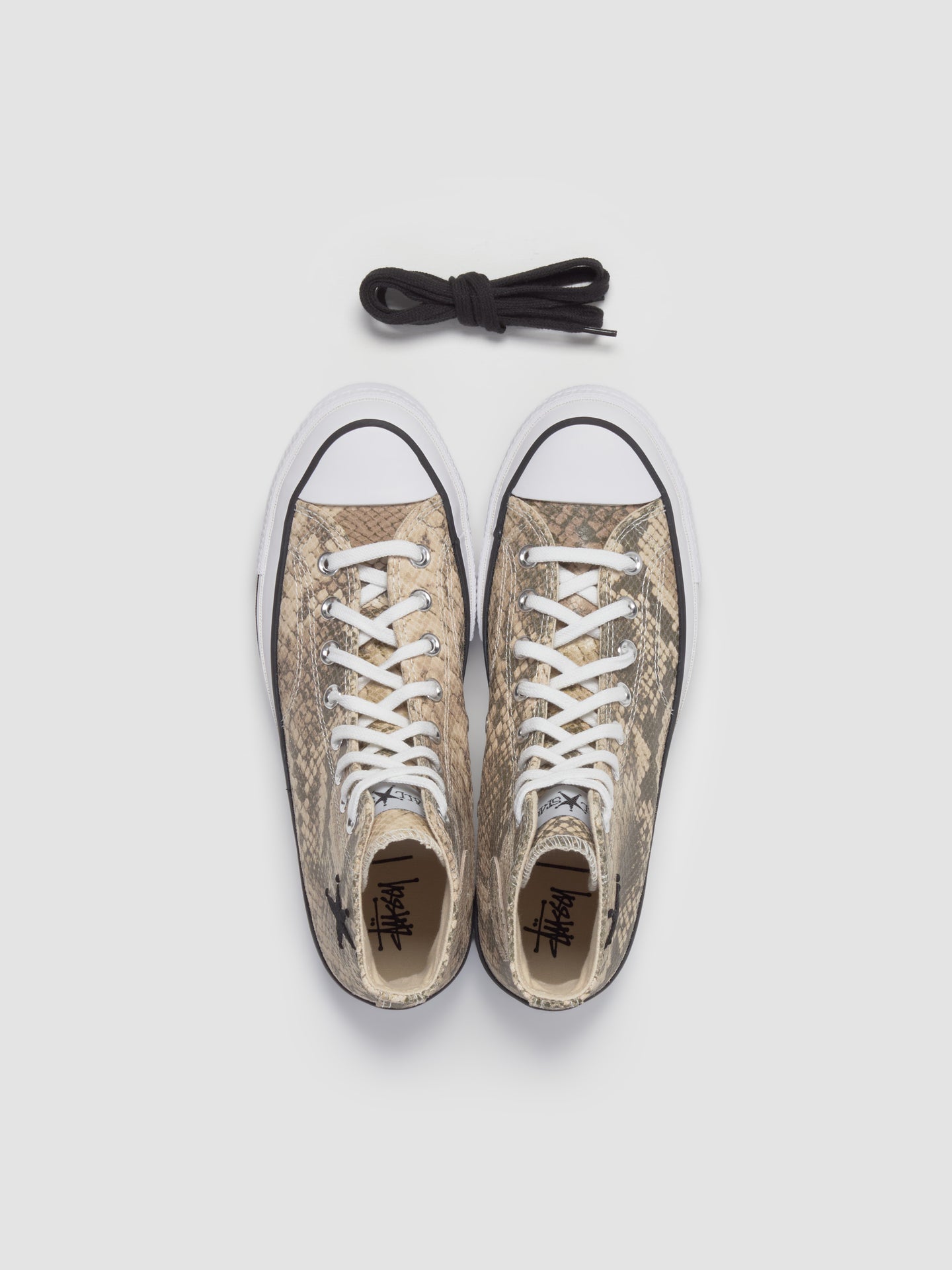 x Stüssy Chuck 70 Hi Sneaker in Snakeskin