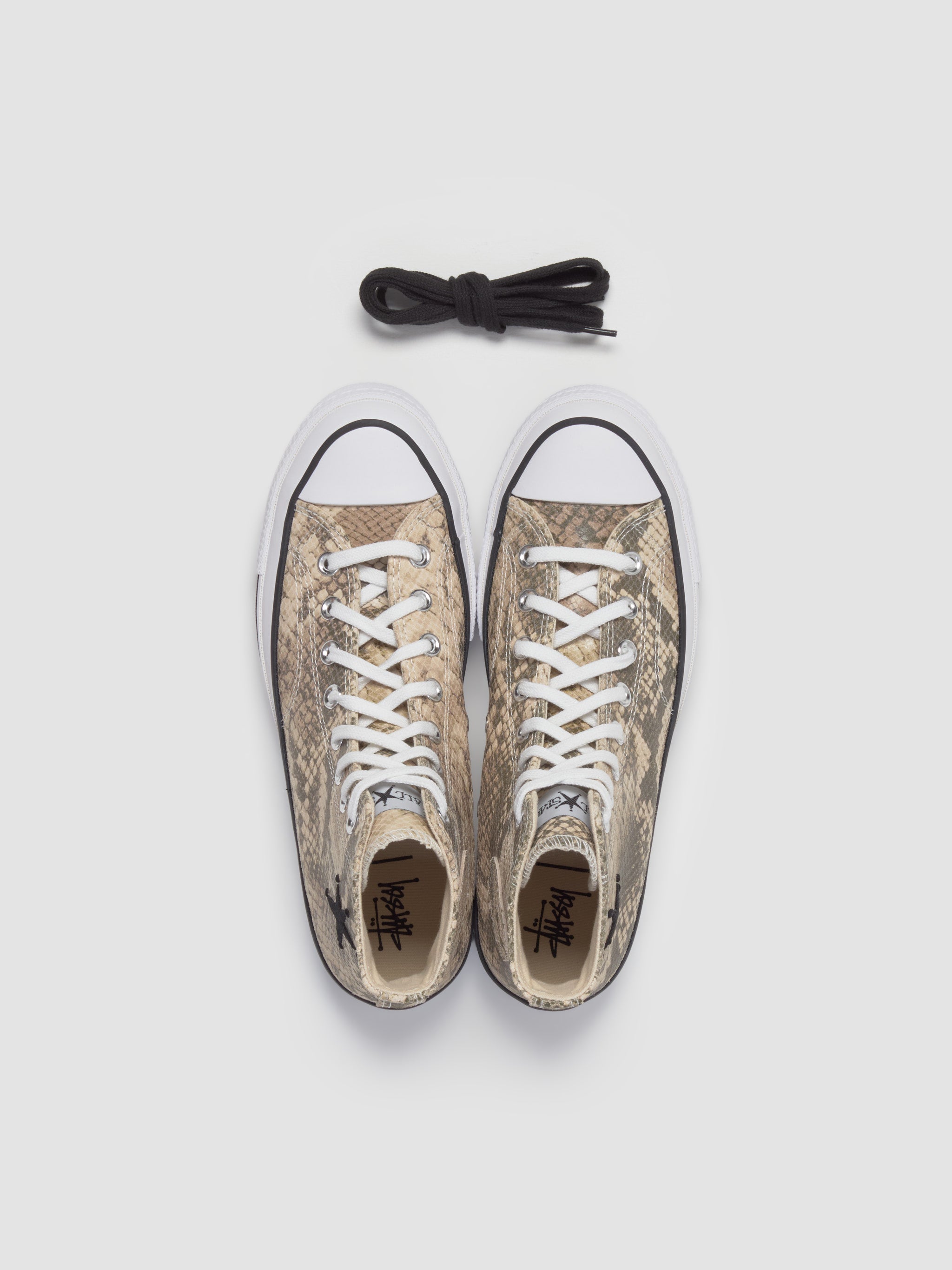 x Stüssy Chuck 70 Hi Sneaker in Snakeskin