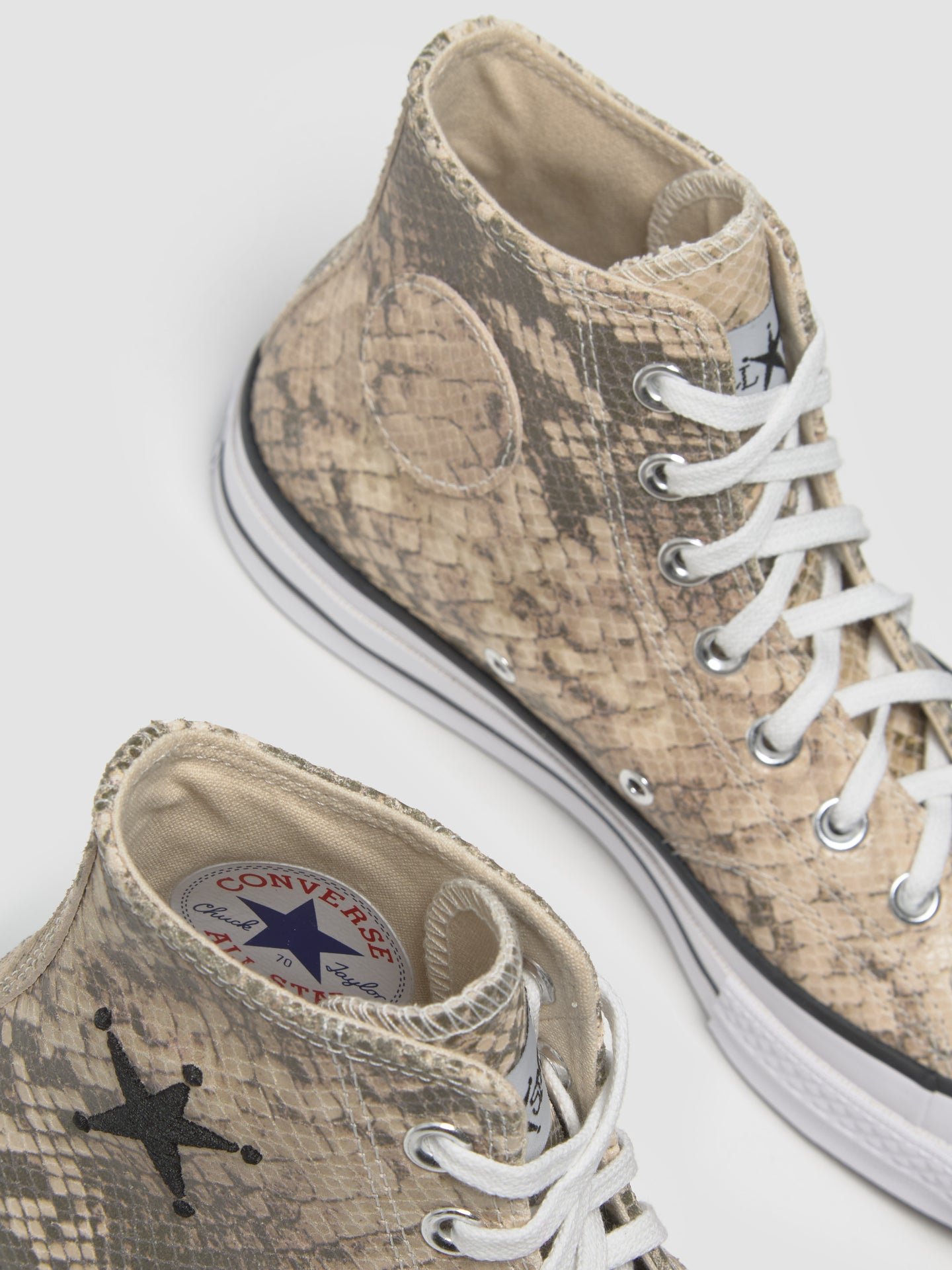 x Stüssy Chuck 70 Hi Sneaker in Snakeskin