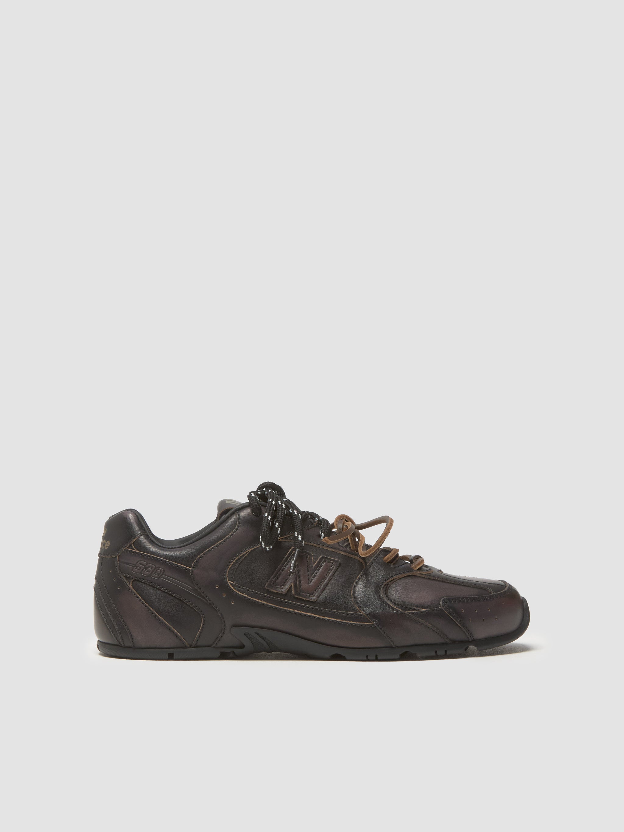 x New Balance 530 SL Leather Sneaker in Black