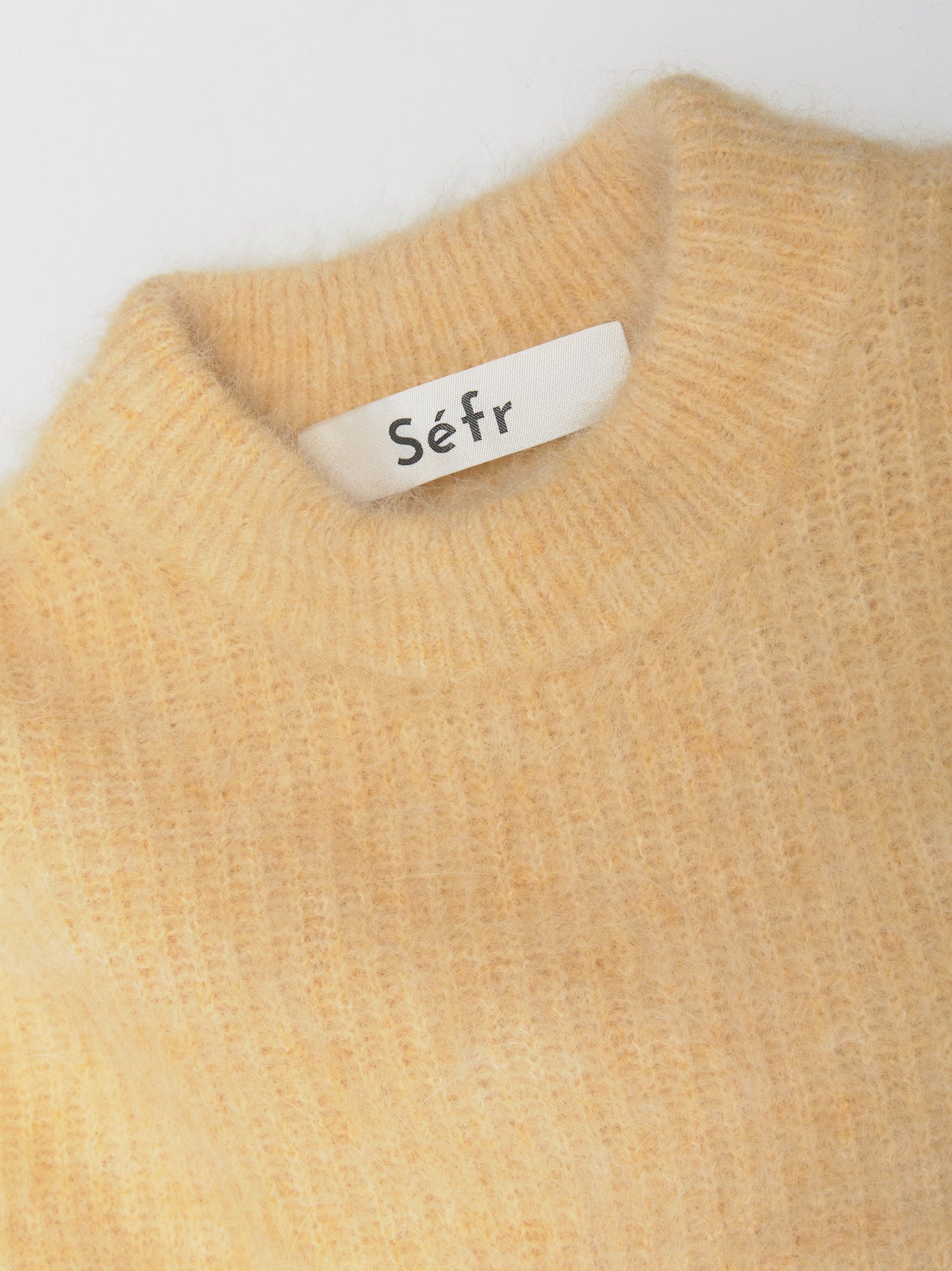 Haru Sweater in Yellow Alpaca