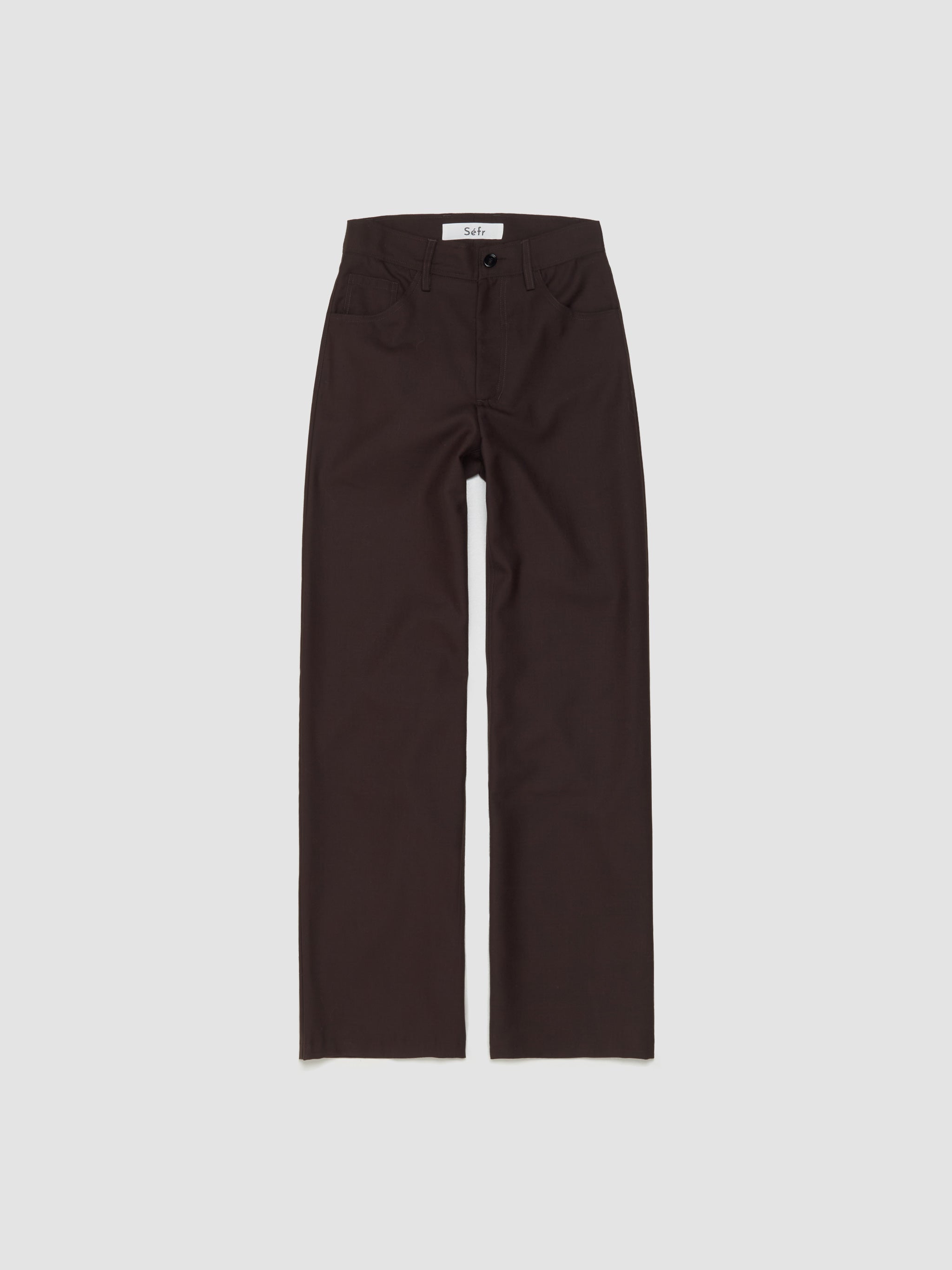 Jiro Trousers in Sludge Wool