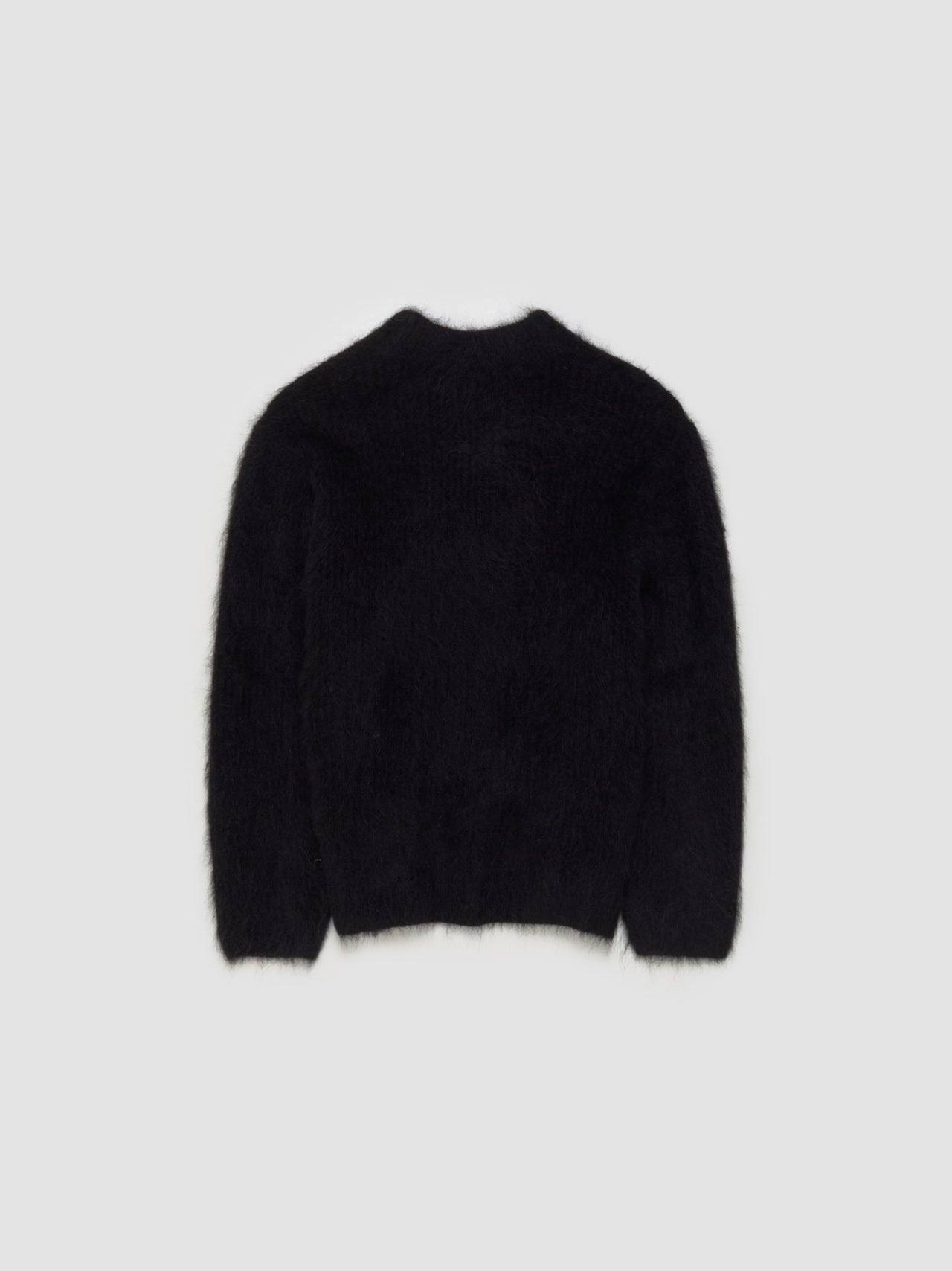 Haru Sweater in Black Alpaca