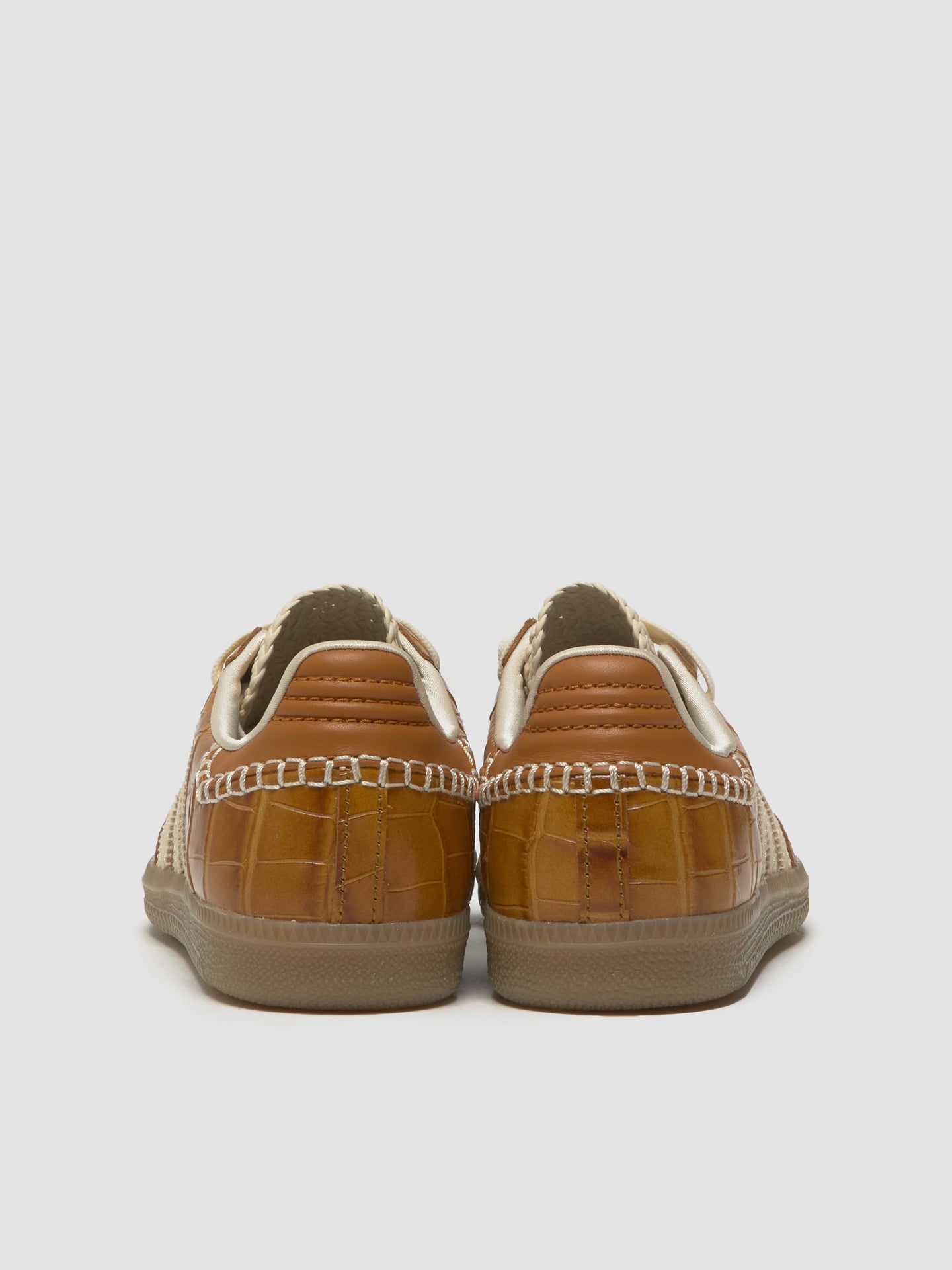 x Wales Bonner Samba Sneaker in Night Brown & Wonder White