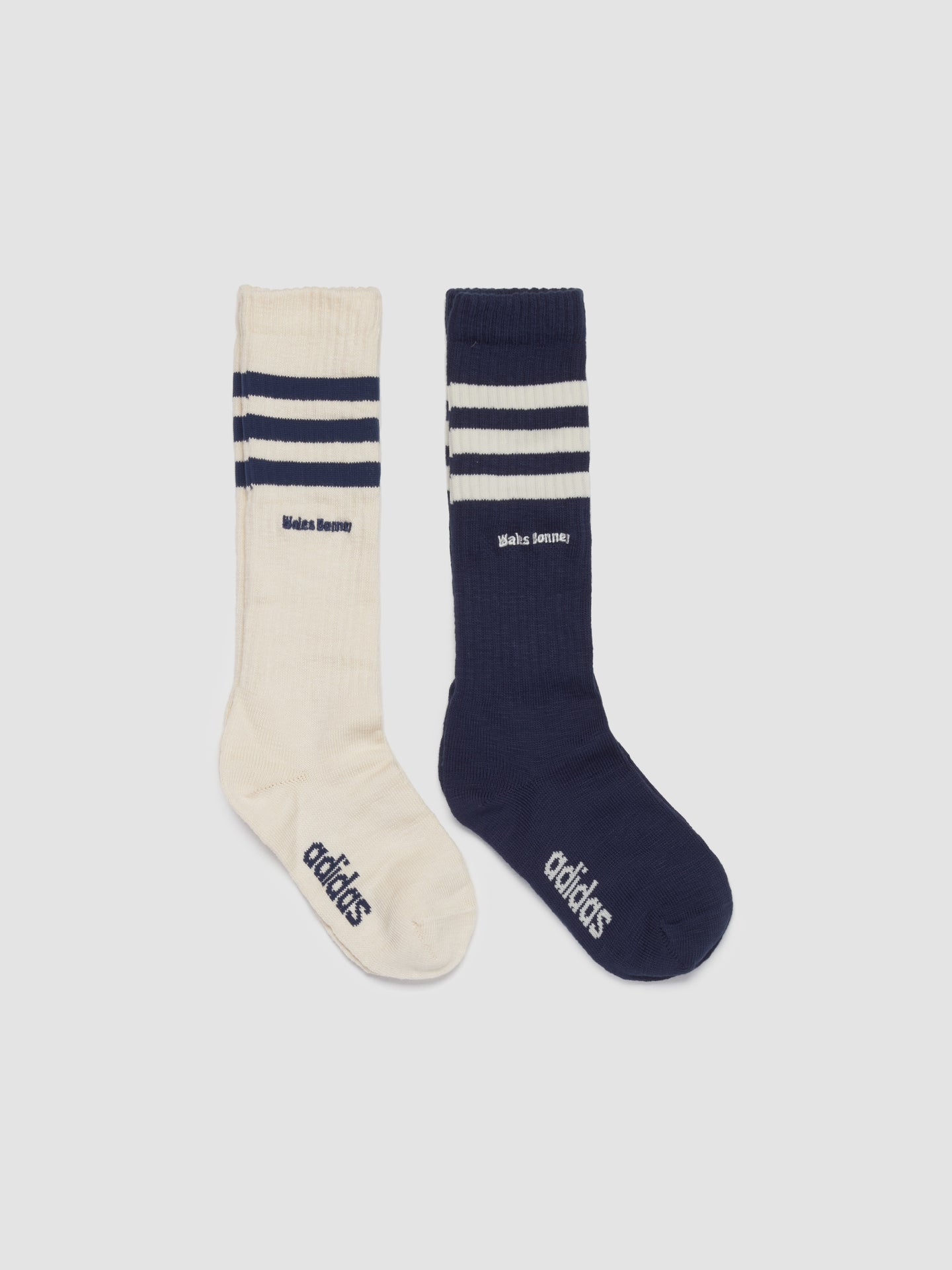 x Wales Bonner Socks Set in Wonder White & Navy