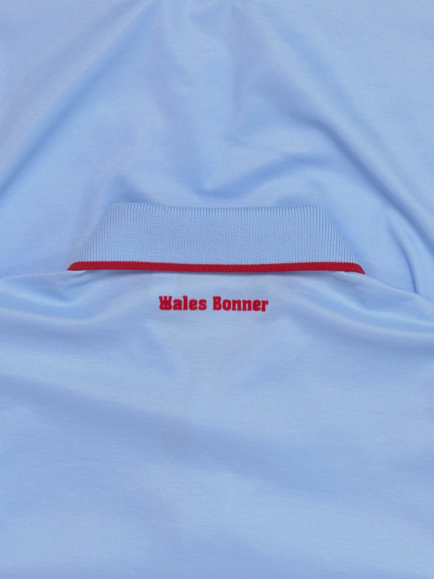 x Wales Bonner Polo Top in Glow Blue