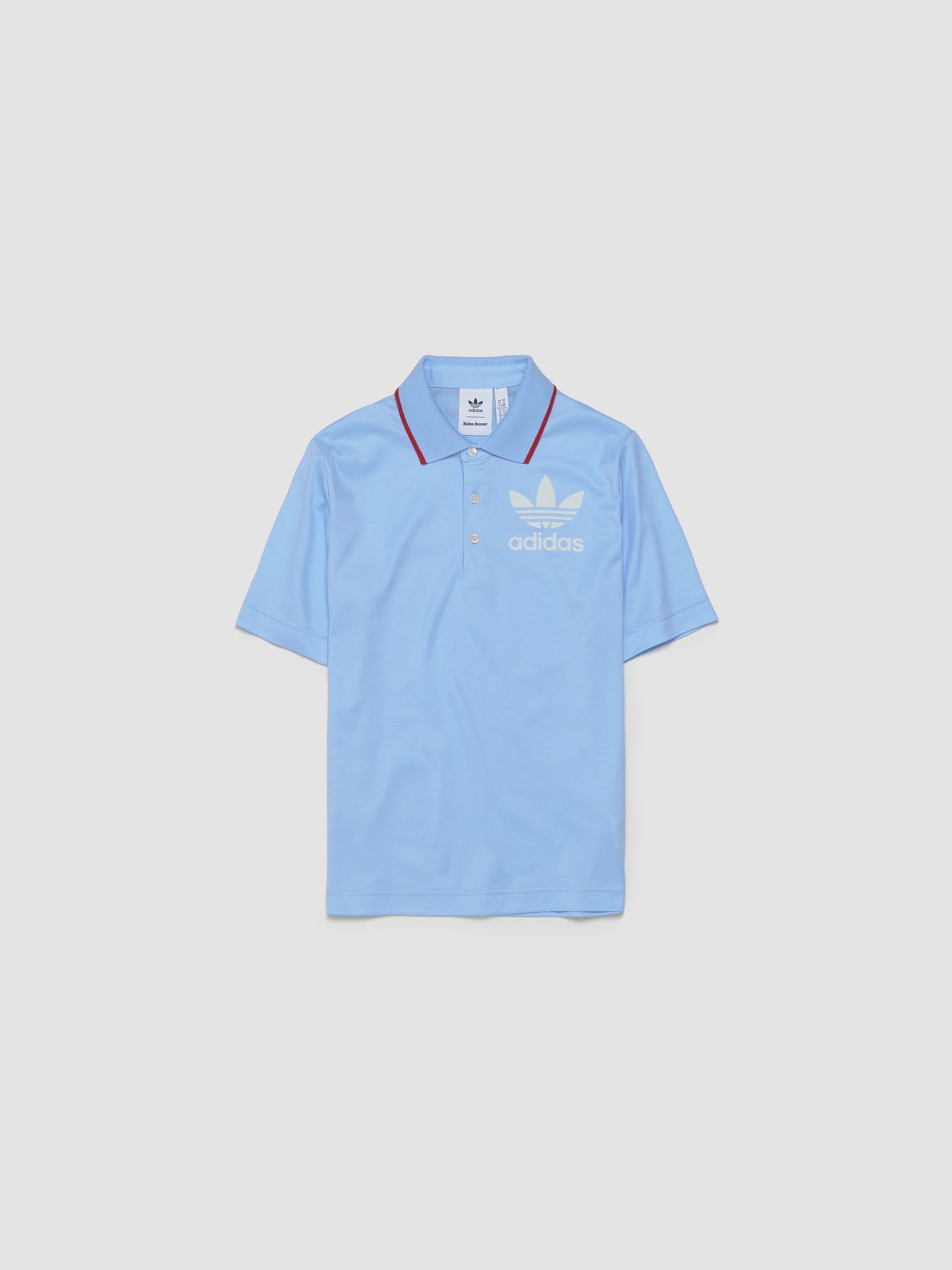 x Wales Bonner Polo Top in Glow Blue