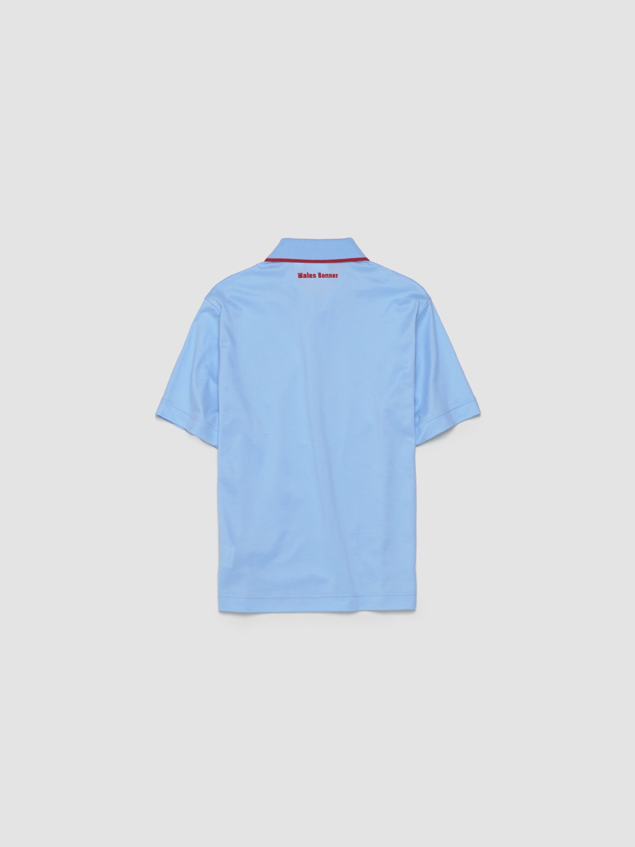 x Wales Bonner Polo Top in Glow Blue