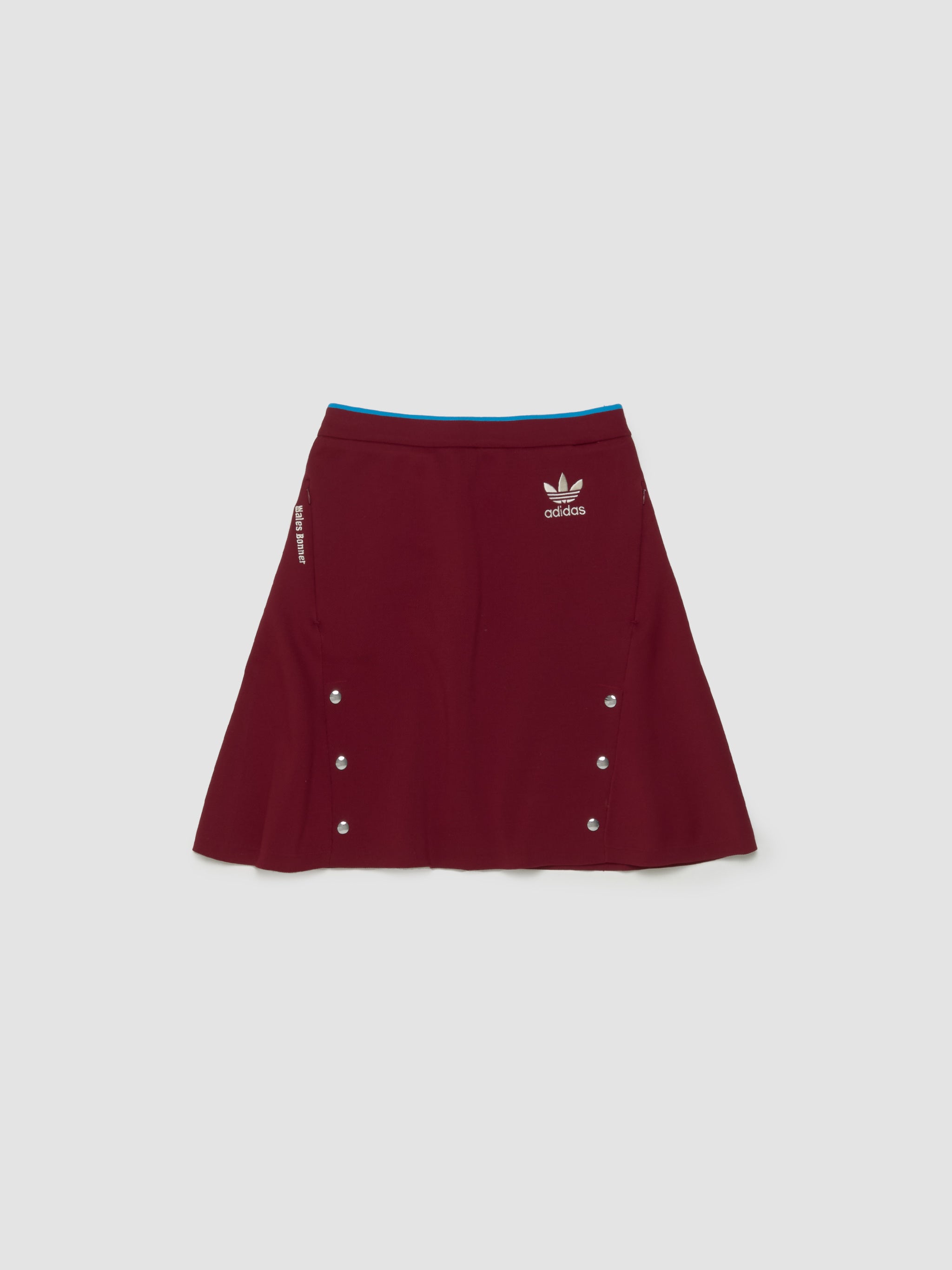 x Wales Bonner Women's Knitted Skirt in Burgundy