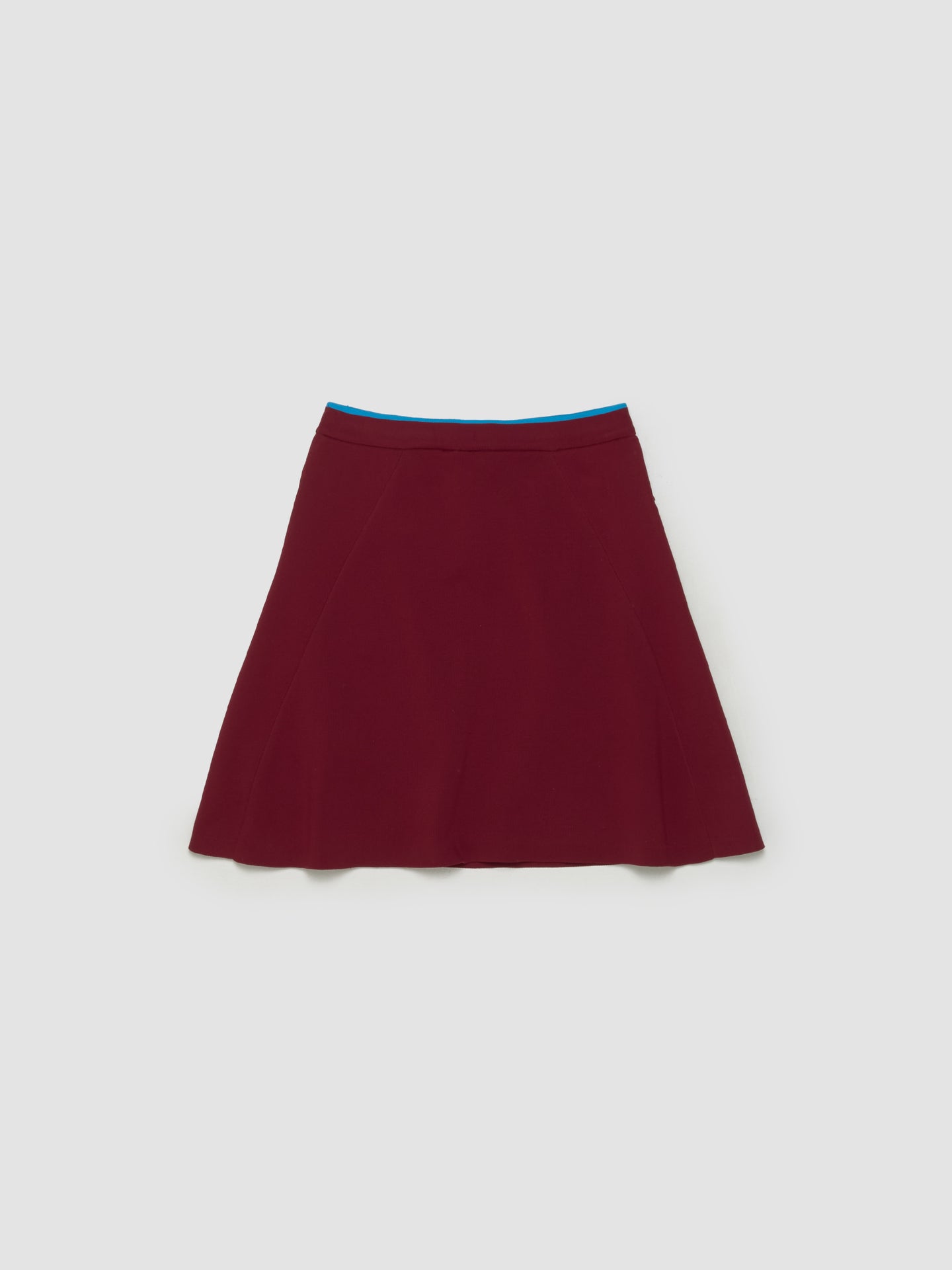 x Wales Bonner Women's Knitted Skirt in Burgundy