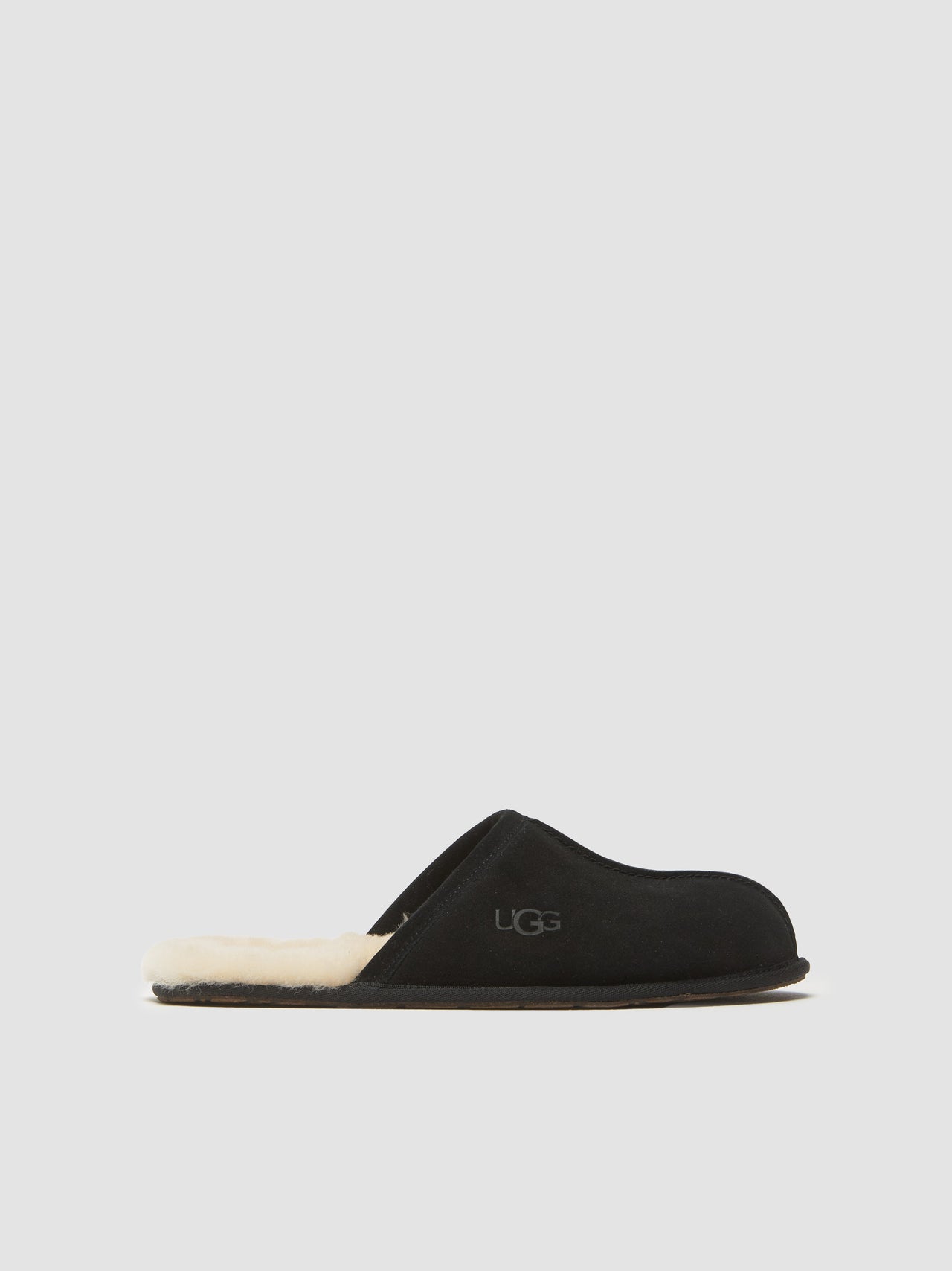 Scuff Slippers in Black