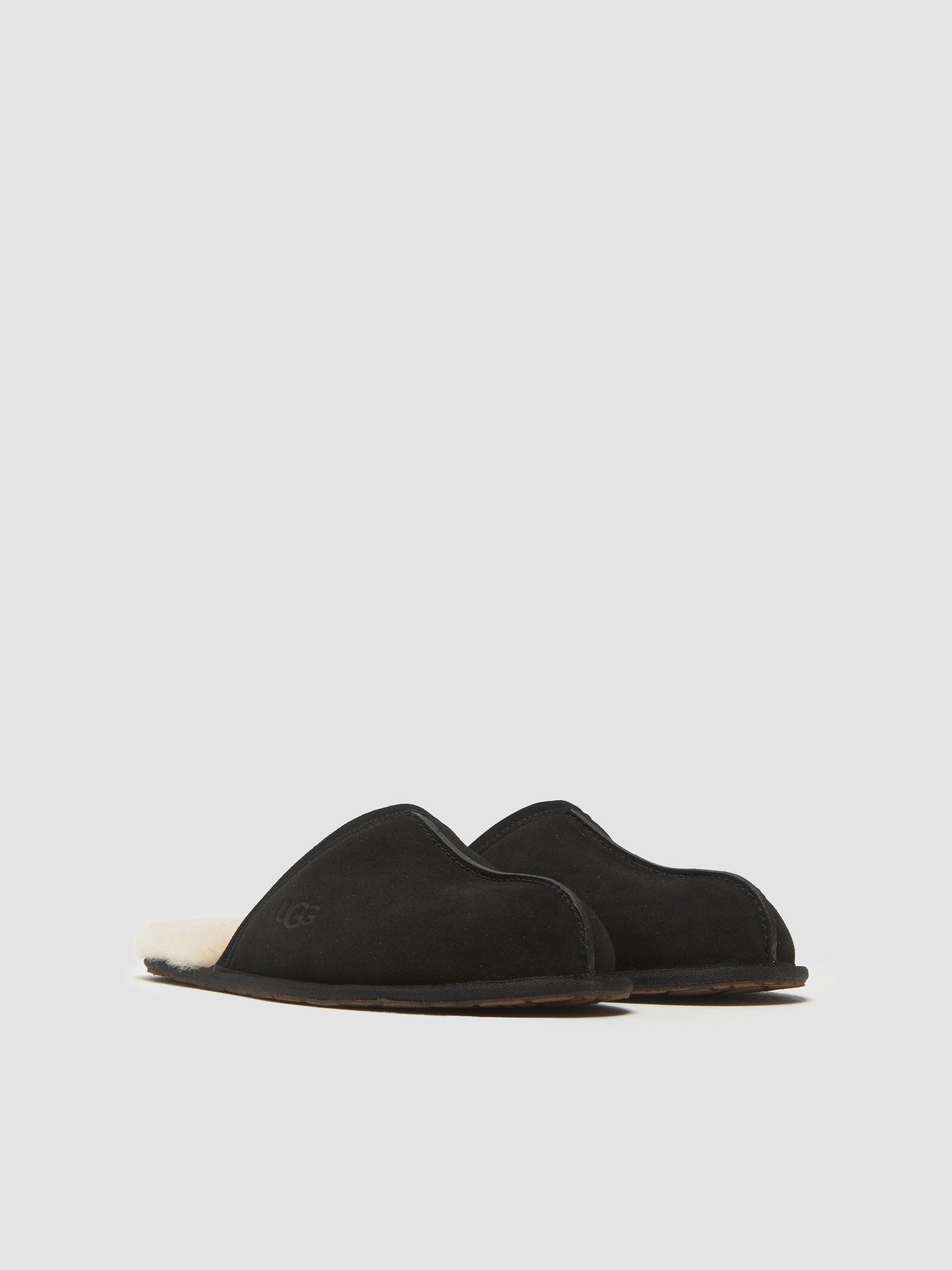 Scuff Slippers in Black