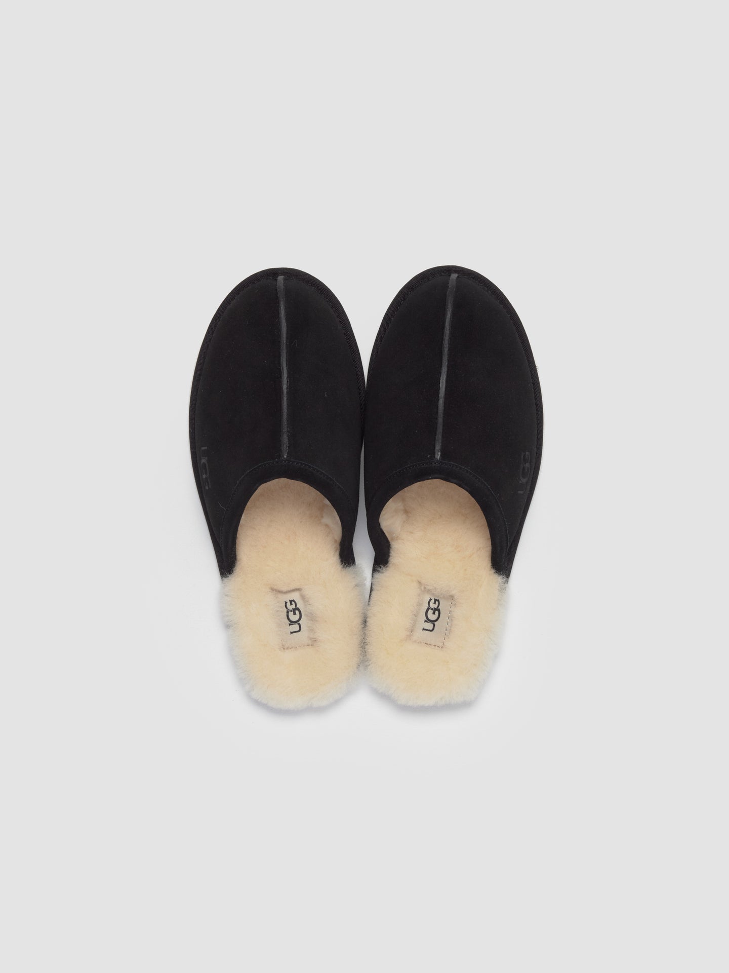 Scuff Slippers in Black