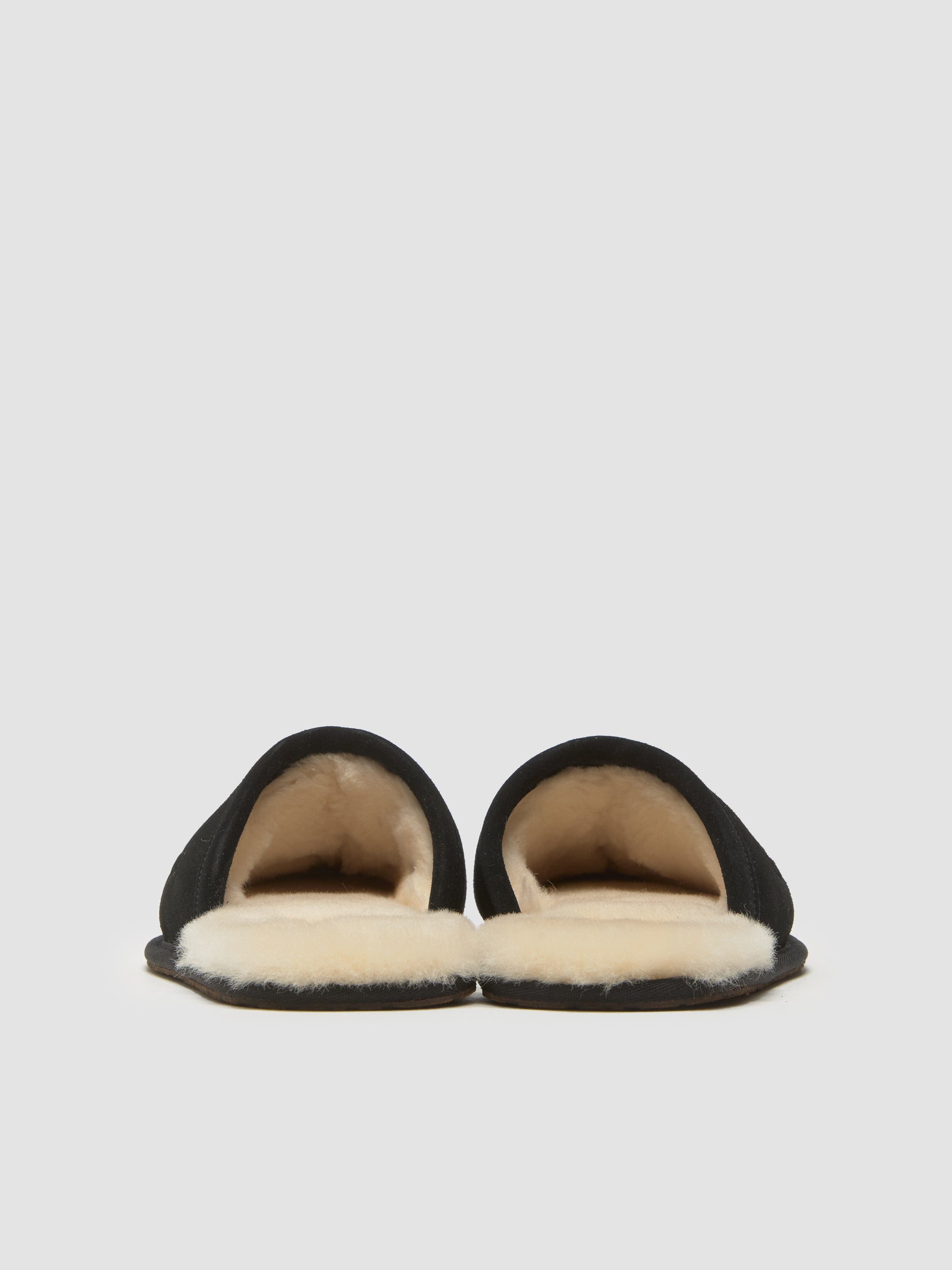 Scuff Slippers in Black