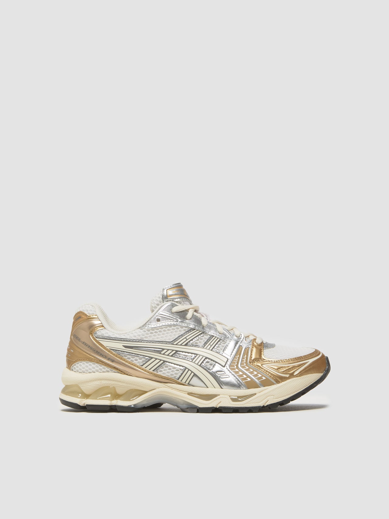 GEL-KAYANO 14 in White & Gold